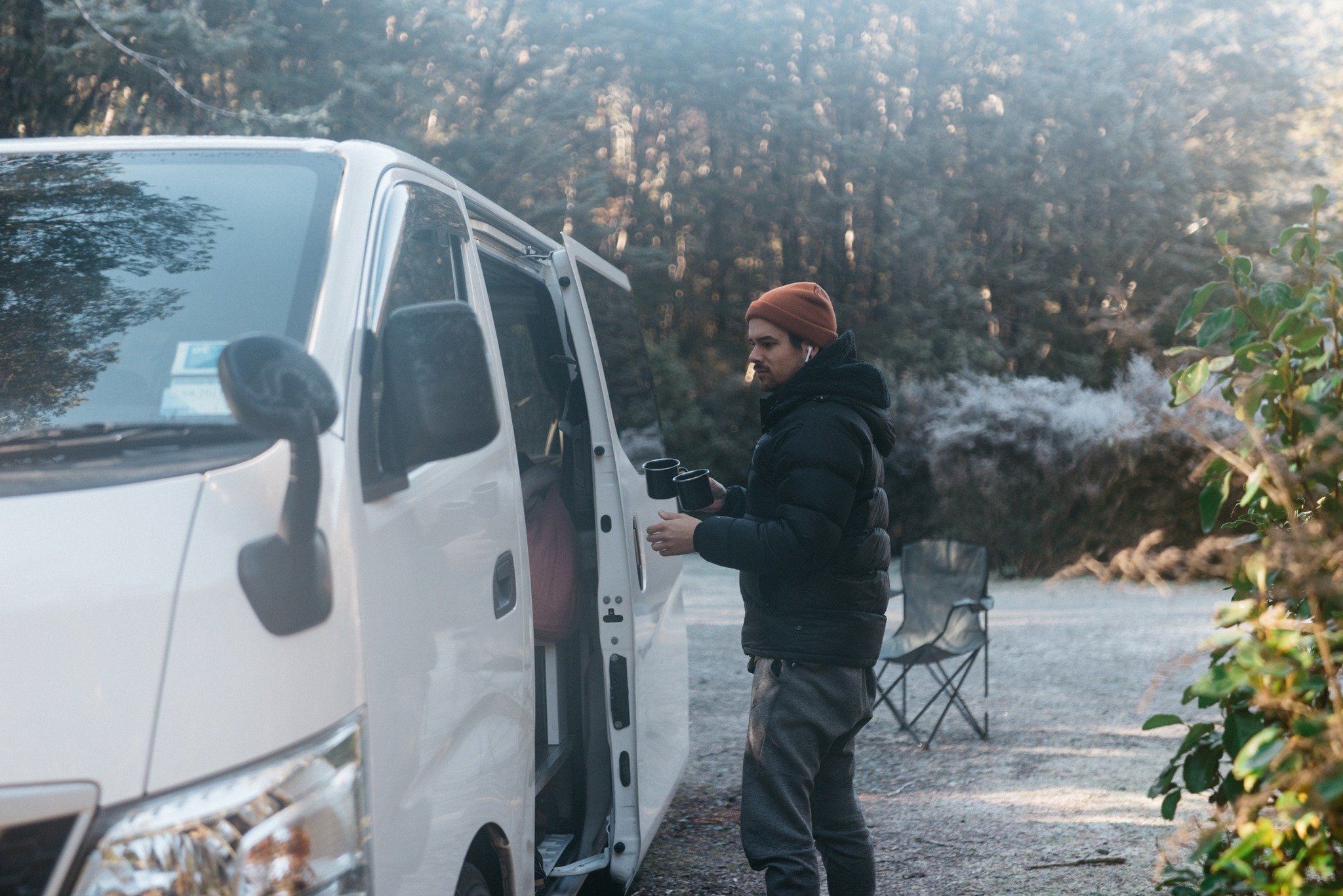 The temps are dropping, but that doesn&rsquo;t mean the campervan trips are over. We&rsquo;re sharing a few of our favourite tips to keep you warm and cosy in your van this winter. 

Winter campervan tip #1: Dress for it

Cold nights in the van? No p