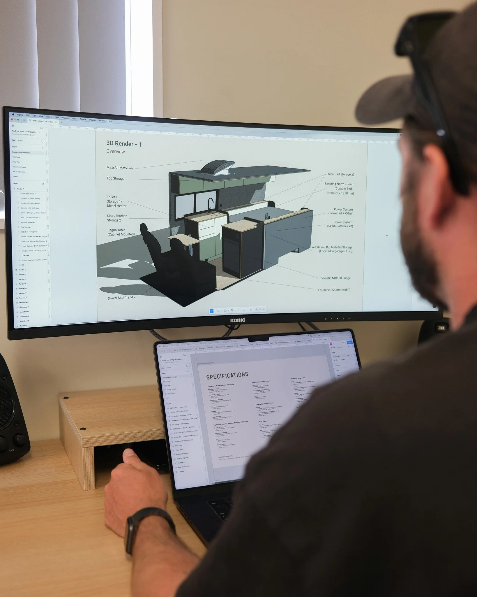 From sketch to reality. After we sit down with you to learn about what you want from your custom van conversion, we create a 3D render. That render helps us turn your dreams into reality.

#campervanconversion #vanbuild #vanconversion #customvan #cam