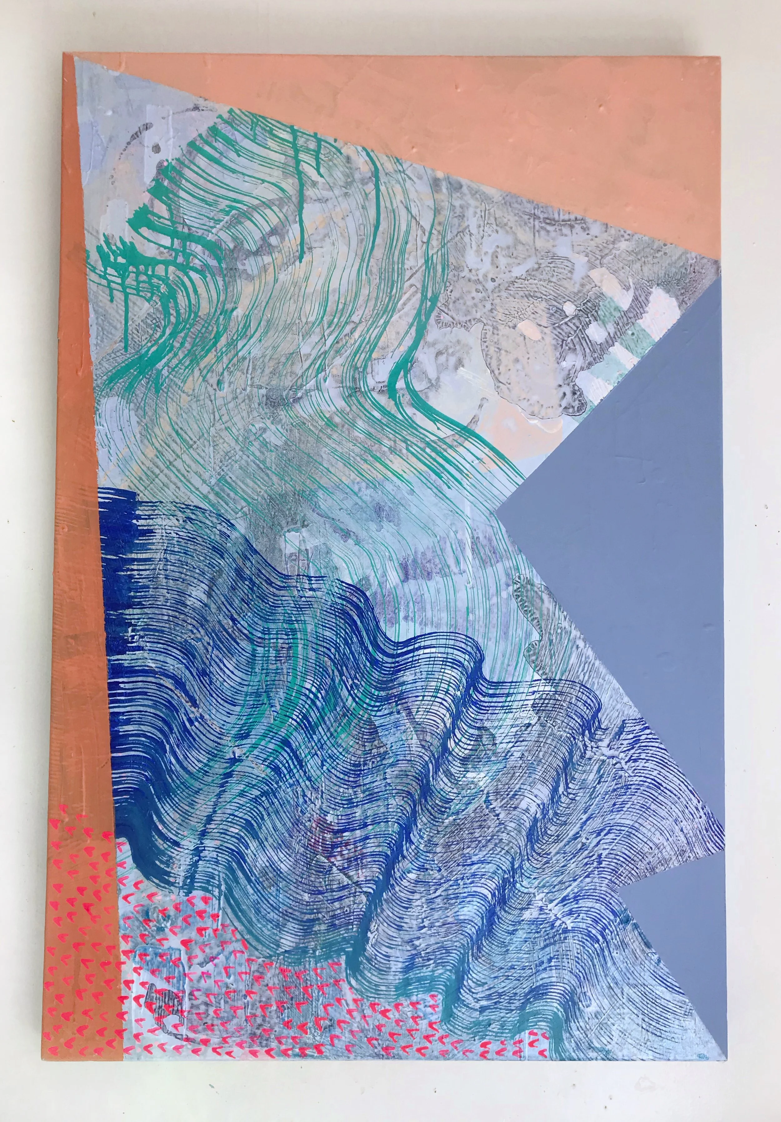 Acrylic on canvas32.5”x28.5”
