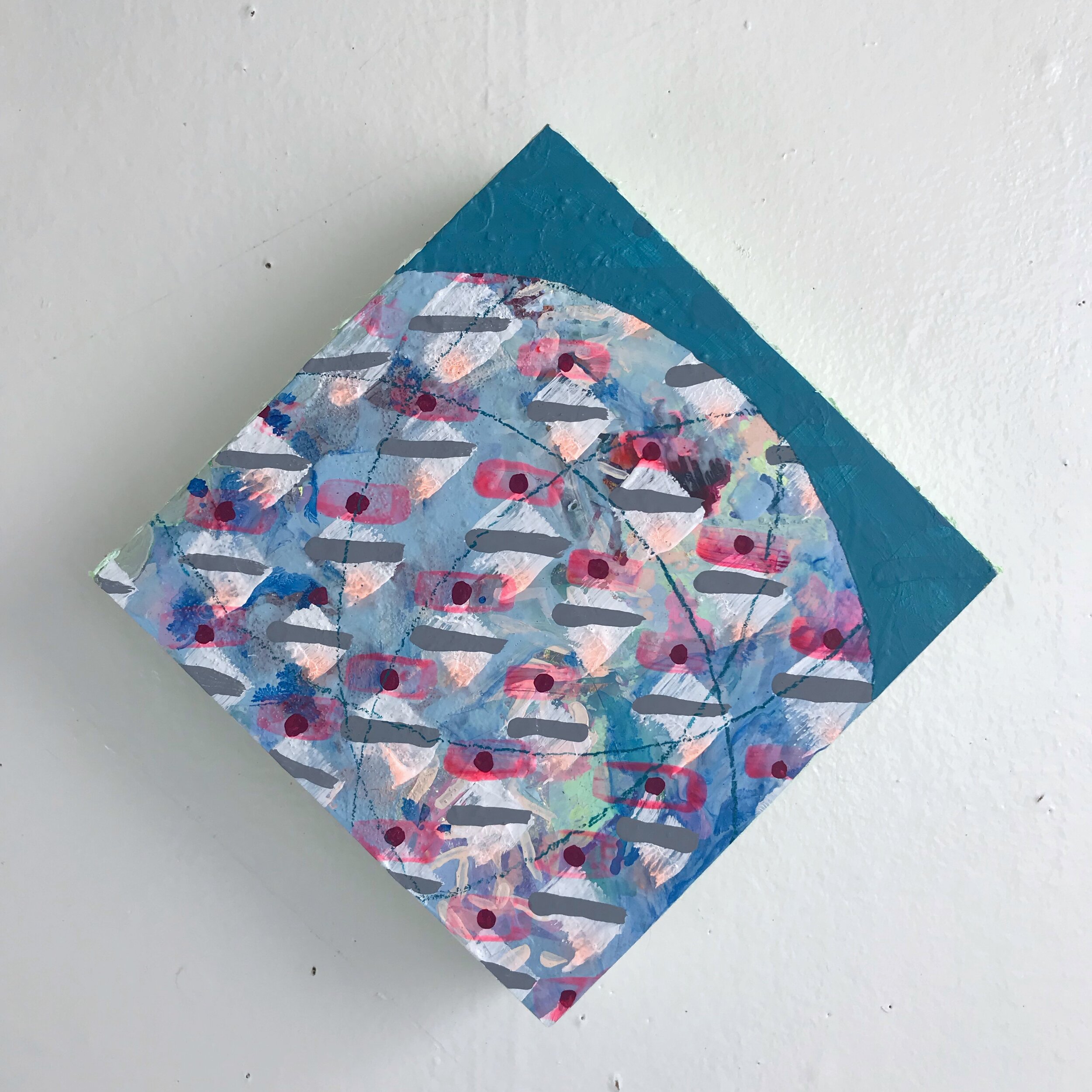 Acrylic and gouache on panel6”x6”