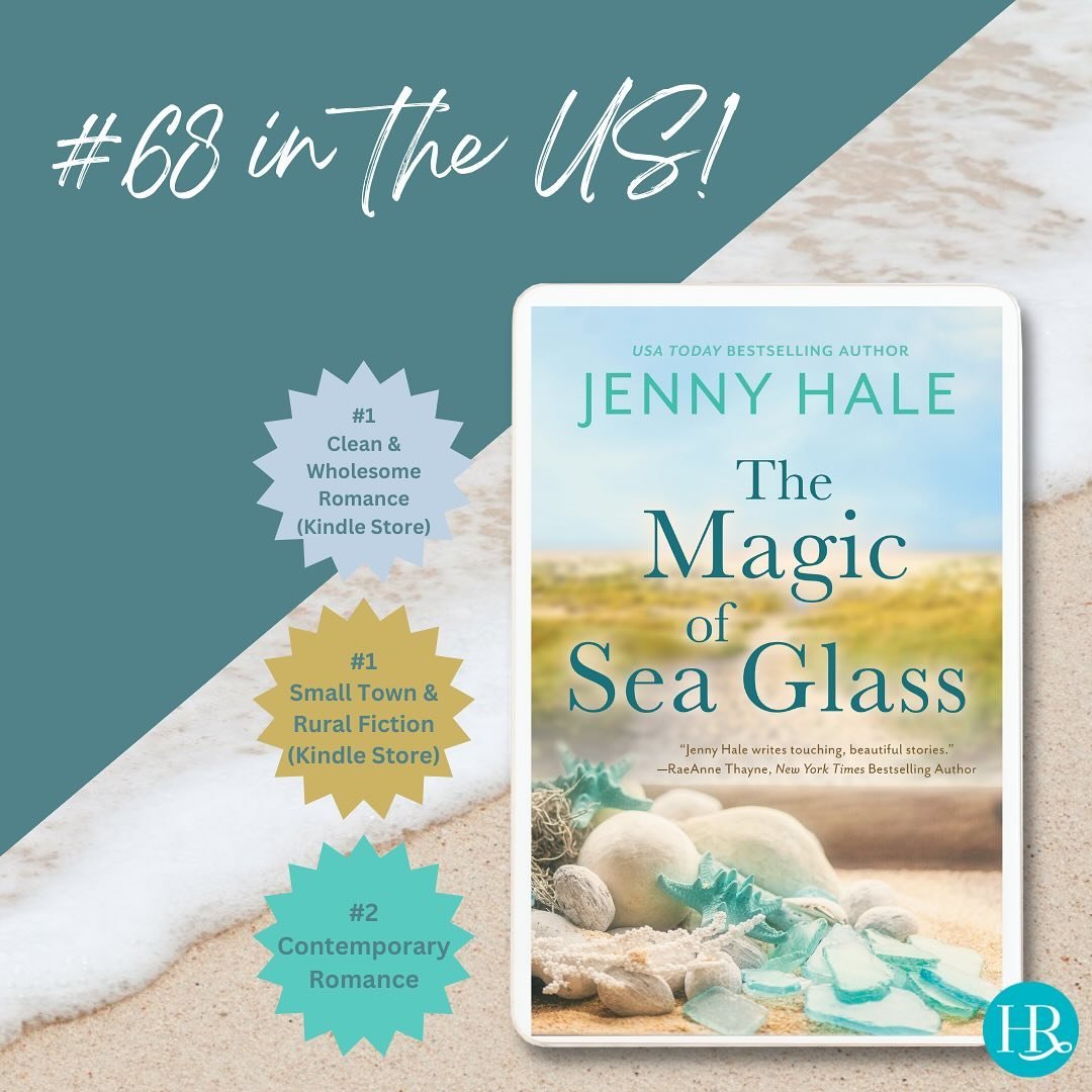 Wow!! @jhaleauthor&rsquo;s The Magic of Sea Glass has almost hit the top 50 in the USA! 

Grab your copy!

#beachreads #beachreading #beachread #womensfiction #romancebooks #romancereads #romancenovels #romancenovel #bookworm #booknerds #harpethroadp