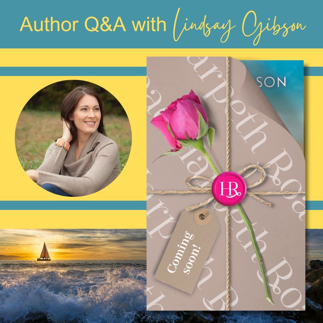 The wonderful @authorlindsaygibson  is answering all our questions today! Go behind-the-scenes in her new book, find out what she's reading, and read what happened with her husband--does he cook? Lindsay's next novel is being revealed TOMORROW at 10a