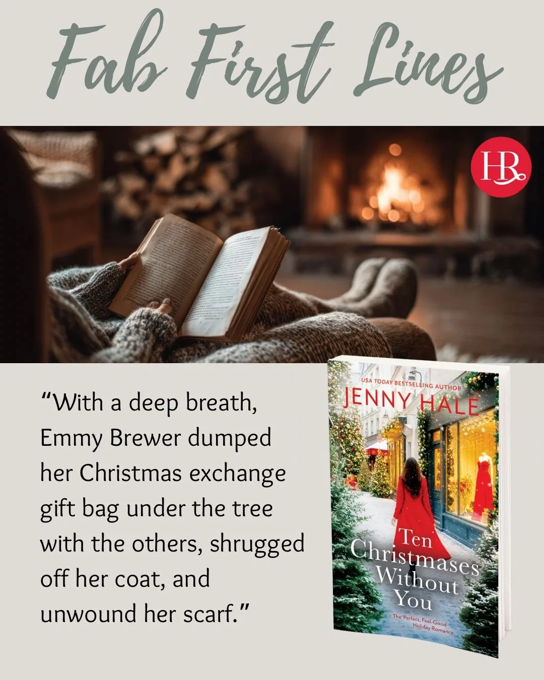 The first line of Ten Christmases Without You by @jhaleauthor leaves us full of anticipation! 

We&rsquo;re counting down the days till we can curl up with this heartwarming story and get lost in the magic of the season. ❤️

#christmasromance #holida