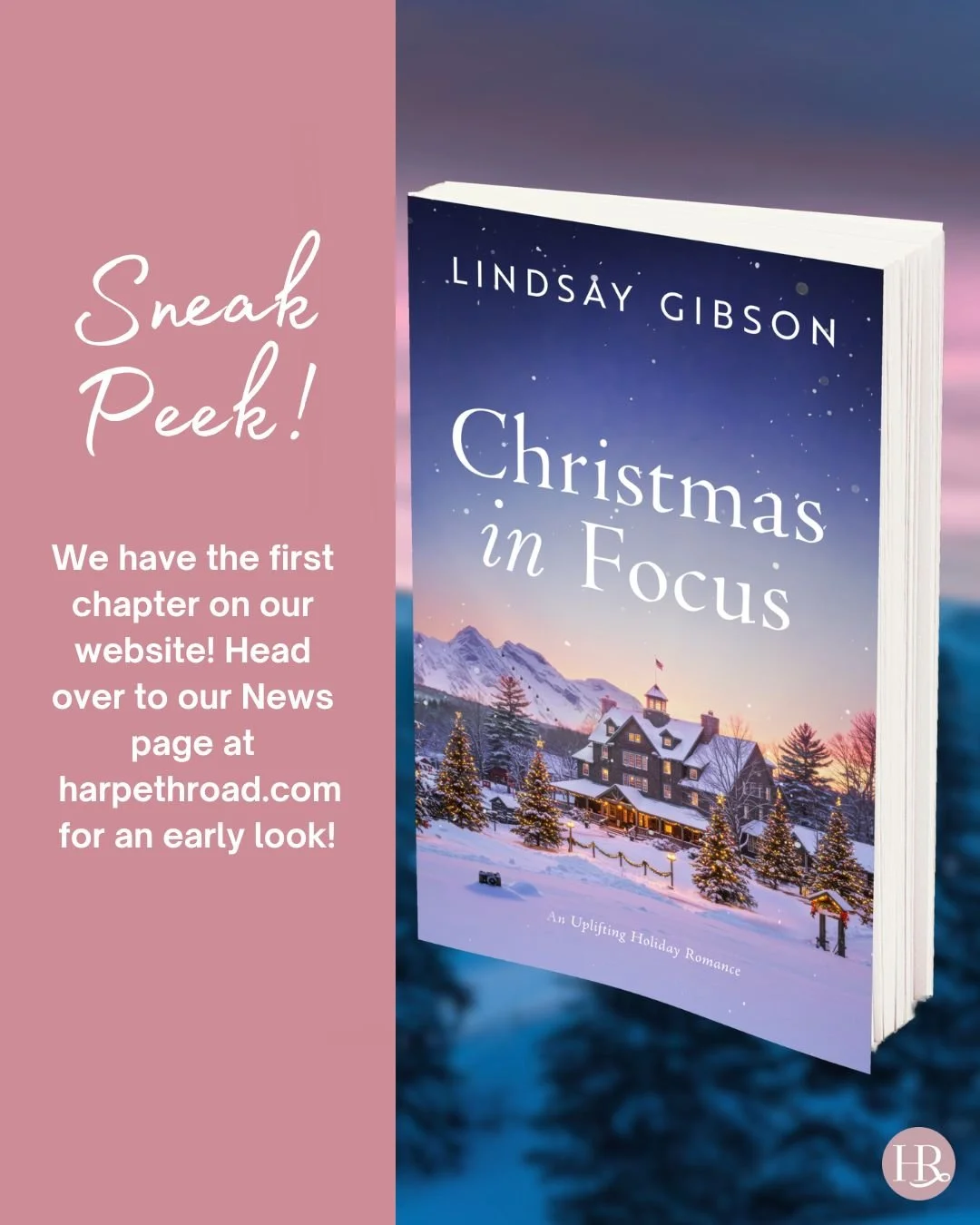 ✨ Sneak peek alert! ✨ 

We&rsquo;ve just posted the first chapter of Christmas in Focus by @authorlindsaygibson on our website! 
Get an early glimpse into this heartwarming holiday romance before it releases. 🎄💫

📖 Read the first chapter now by fo