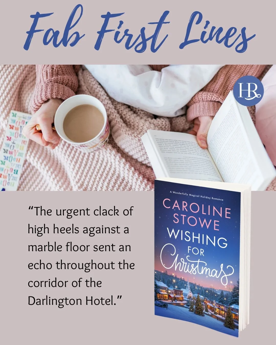 We love a first line that pulls you right into the story&hellip; and Wishing for Christmas by @author_carolinestowe does exactly that. ✨ 

Curl up with this magical holiday romance and get ready to be swept away! Coming out in all formats on 10/21!! 