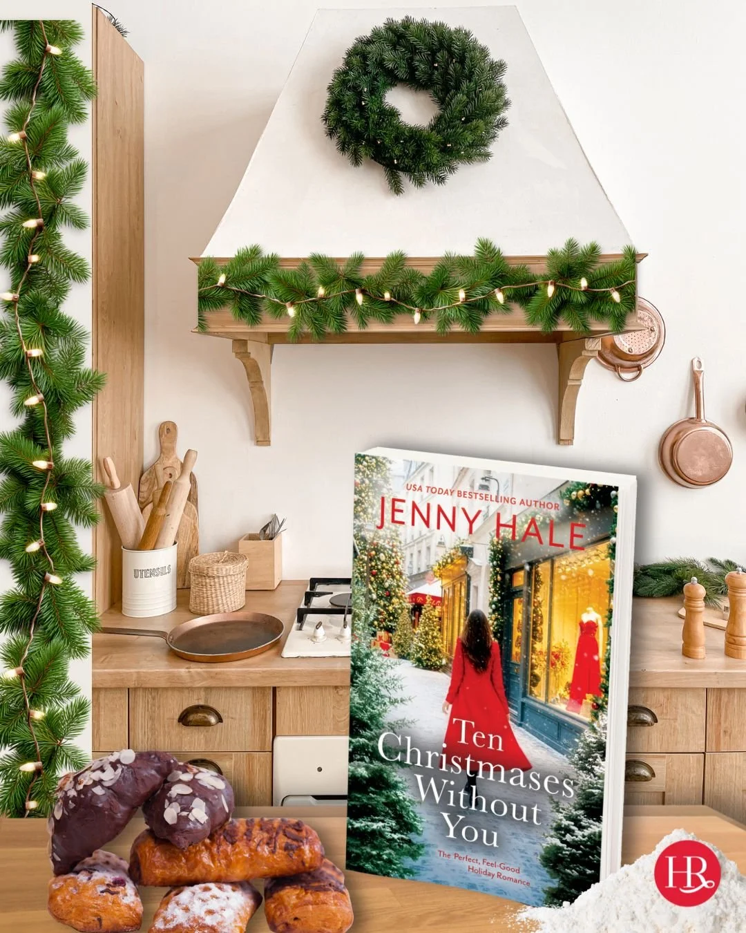 The scent of pastries, twinkling lights, and a heartwarming story from @jhaleauthor&hellip; it&rsquo;s beginning to feel like Christmas. 🎄💞

#bookandbake #christmasreads #holidayromance #comingsoon #presale #harpethroad #harpethroadpress