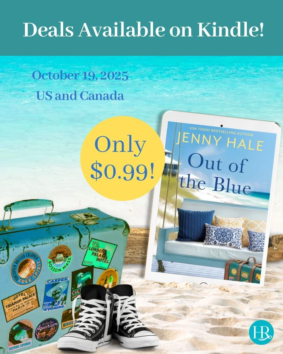 Don&rsquo;t let this one drift away! 🌊

Out of the Blue by @jhaleauthor is on sale for ONE DAY only in the US Kindle store. 

Escape to the coast and fall in love with this heartwarming beachside story!

#onsalenow #dontmissthis #summerromance #beac