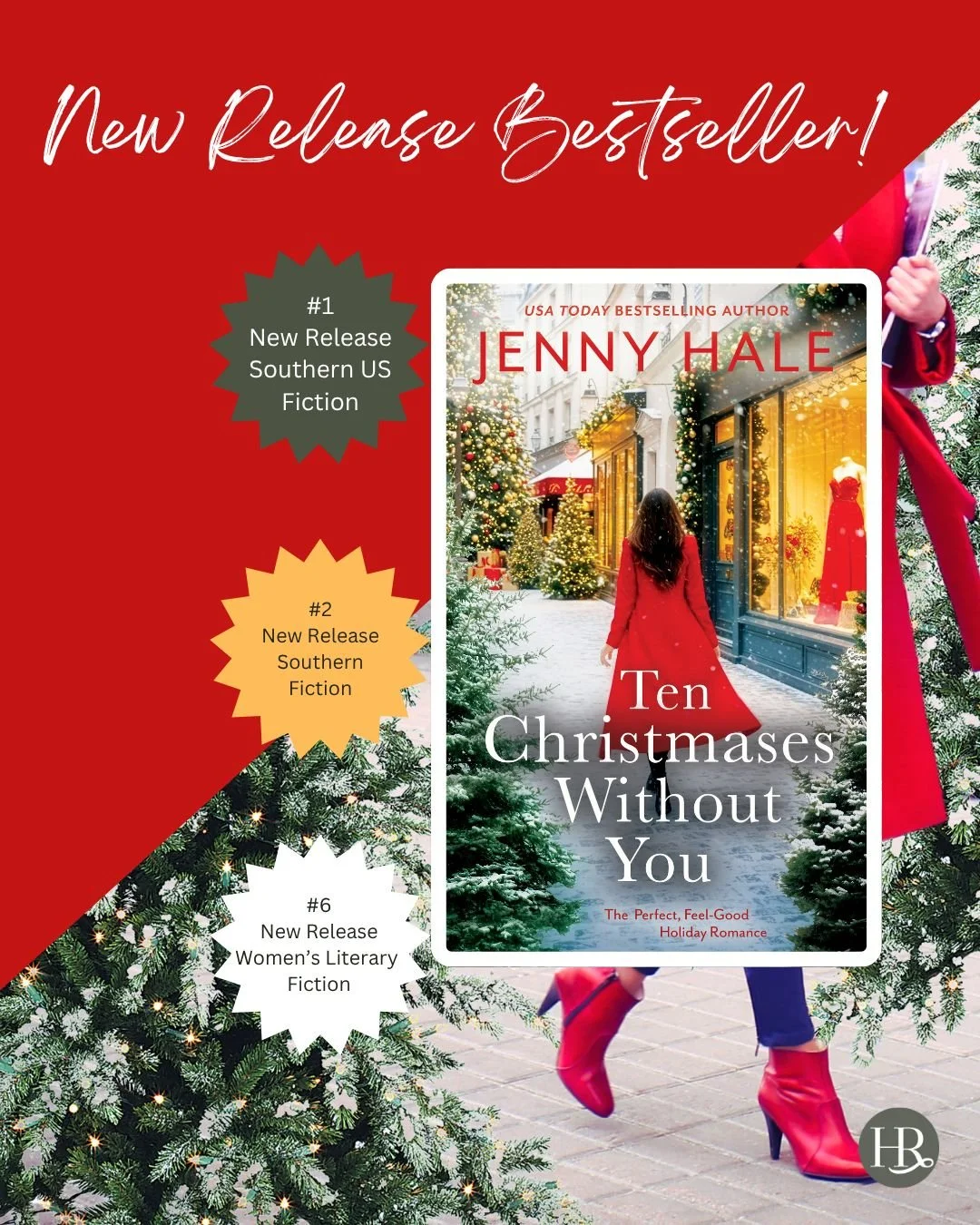 ✨ New Release Bestseller! ✨

Ten Christmases Without You by @jhaleauthor is already warming so many hearts this holiday season! ❤️🎄

🏆 #1 New Release in Southern US Fiction
🏆 #2 New Release in Southern Fiction
🏆 #6 New Release in Women&rsquo;s Li