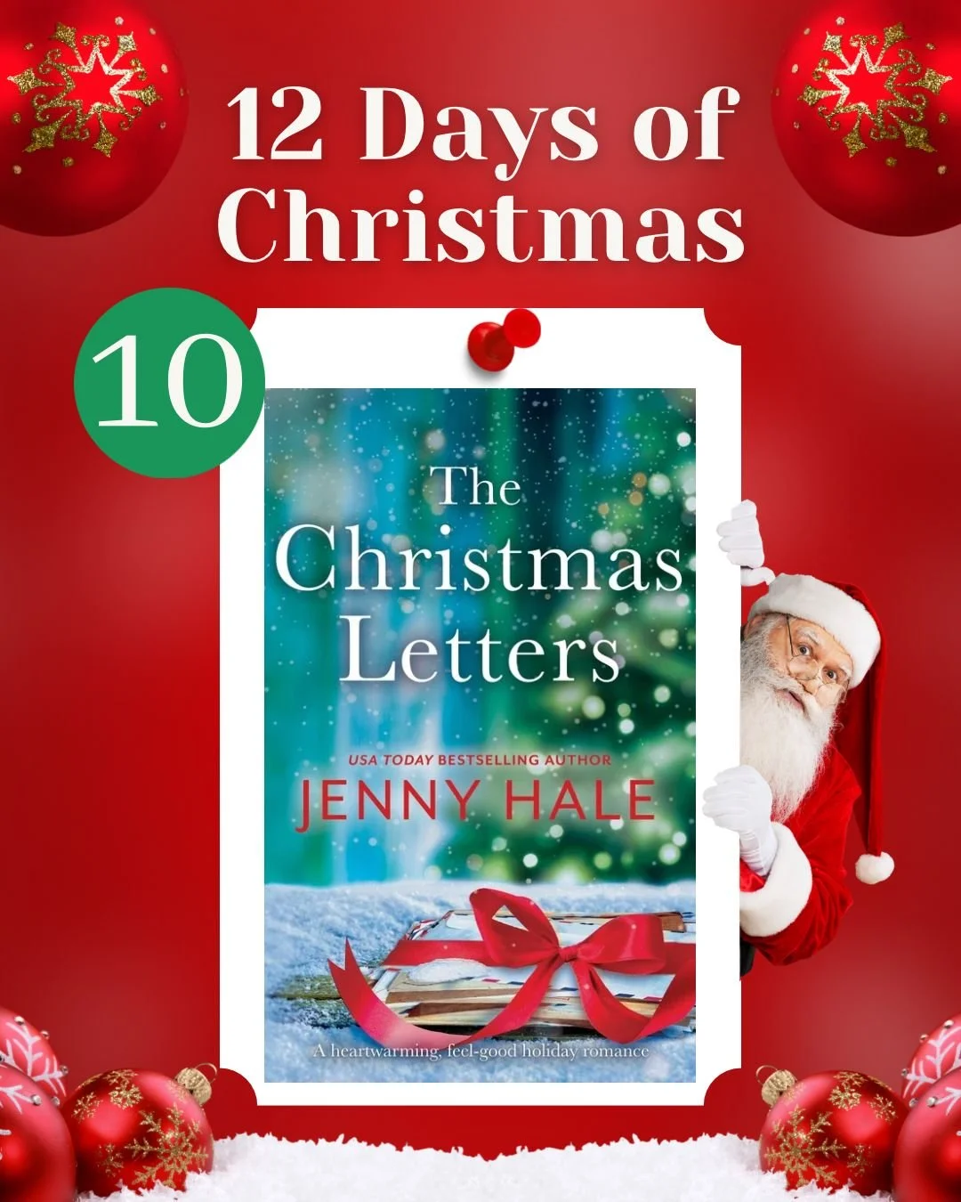 On the 10th day of Christmas, we&rsquo;re unwrapping The Christmas Letters by @jhaleauthor! 💌 

A heartwarming story about love, family, and the magic that can be found in the most unexpected messages. ❤️✨

#12daysofchristmas #christmasreads #holida