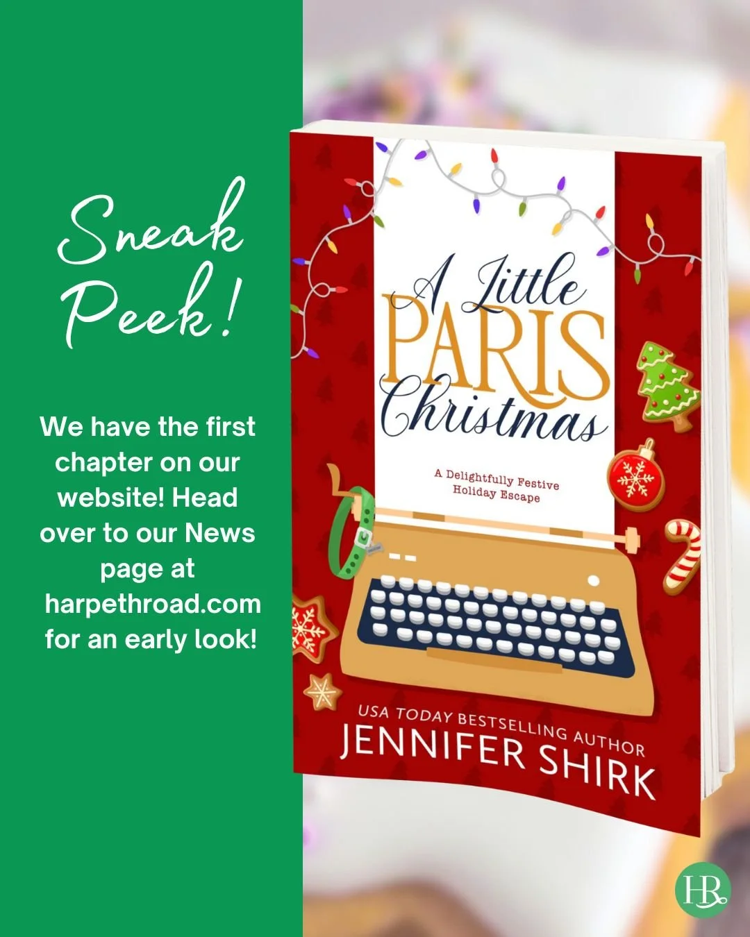 The lights, the love, and the magic of Christmas are ready to sweep you away! 🎄🌟

We&rsquo;ve just shared a sneak peek of the first chapter of A Little Paris Christmas by @jennifershirkauthor on our website. Get whisked off to Paris, Pennsylvania f