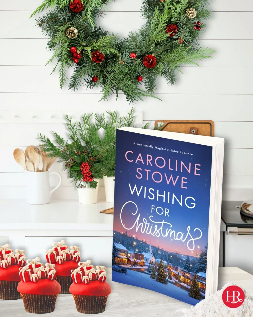 Whisk up something sweet and let the holiday magic begin. ✨

Wishing for Christmas by @author_carolinestowe is the perfect treat to enjoy with a batch of festive cupcakes and a sprinkle of Christmas cheer!

#bookandbake #holidayreads #christmasromanc