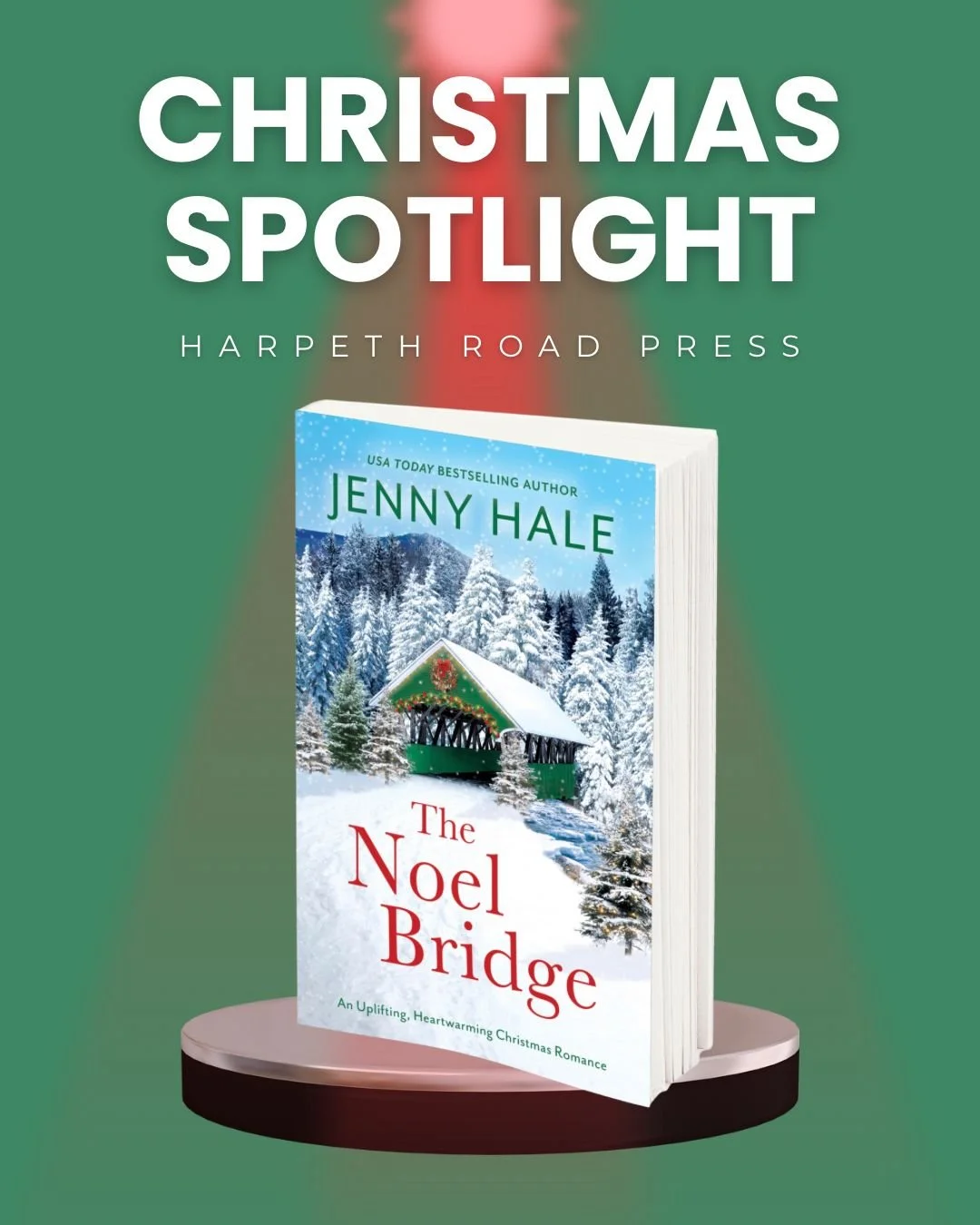 Next up on our Christmas Reading Rec List: The Noel Bridge by @jhaleauthor! ❄️🌟 

From the USA Today bestselling author of the book-to-TV stories Coming Home for Christmas and Christmas Wishes and Mistletoe Kisses, with over one million copies sold,