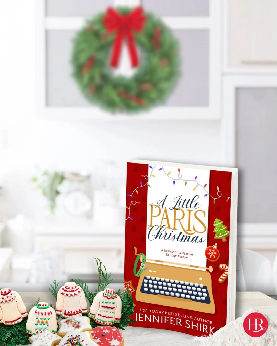 We&rsquo;re finishing out this series on the sweetest note&hellip; @jennifershirkauthor&rsquo;s A Little Paris Christmas and perfectly decorated sugar cookies! 

Which festive treat are you making first?? 

#bookandbake #holidaytreat #holidayread #ch