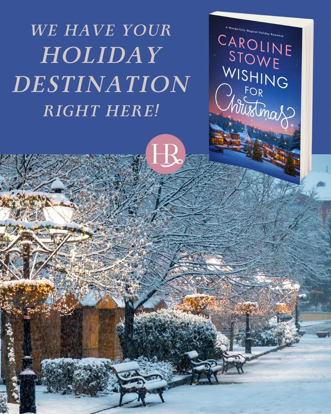 Dreaming of a white Christmas? ☃️ 

Wishing for Christmas by @author_carolinestowe will take you straight to a charming, snow-dusted town filled with romance and holiday wonder!

#holidayreading #whitechristmas #christmasromance #holidayromance #chri