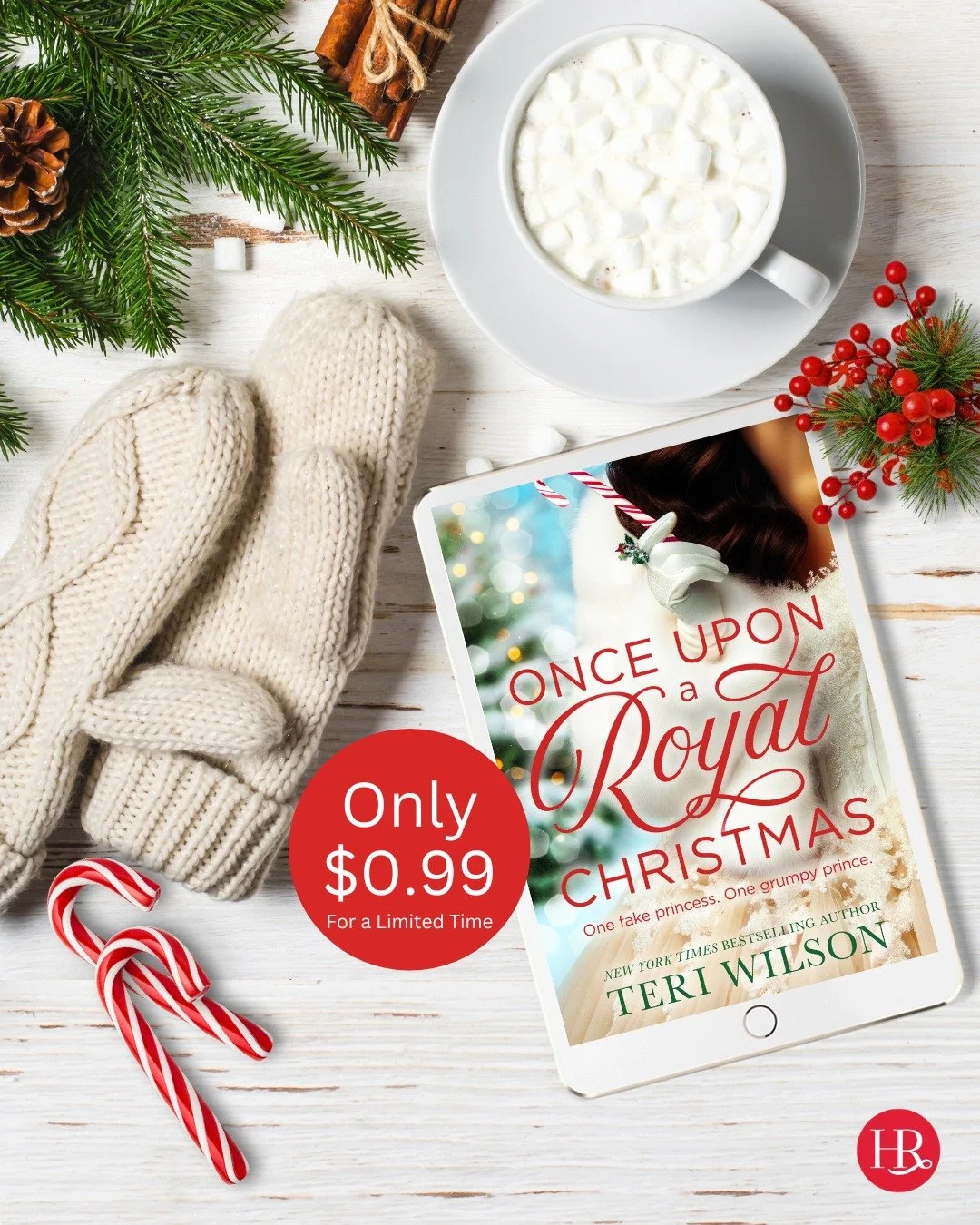 We have a Christmas treat just for you! @teriwilsonauthor's Once Upon a Royal Christmas is only $0.99 in Kindle eBook in the US! Grab your copy today!

Gracie Clark, who spends most of her time playing a princess at children&rsquo;s parties, might ju