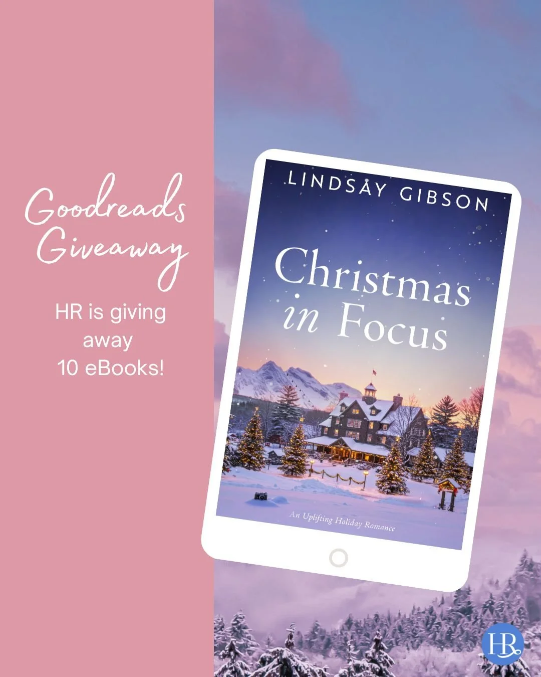 It&rsquo;s giveaway time! ✨ 

Let&rsquo;s celebrate Christmas in Focus by @authorlindsaygibson with a Goodreads Giveaway! 

We&rsquo;re giving away 10 eBooks, so make sure to enter between November 16&ndash;28. Link is in our bio!🎄📚

#holidayread #
