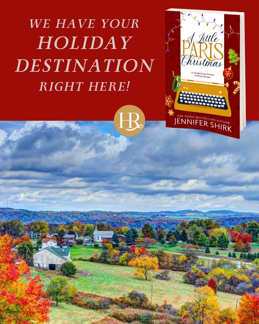 Say bonjour to your next holiday destination&hellip; Paris, Pennsylvania! 🇺🇸🎄

Cozy, quaint, and full of Christmas cheer, A Little Paris Christmas by @jennifershirkauthor is the perfect festive getaway.

#holidaygetaway #romancesetting #christmasr