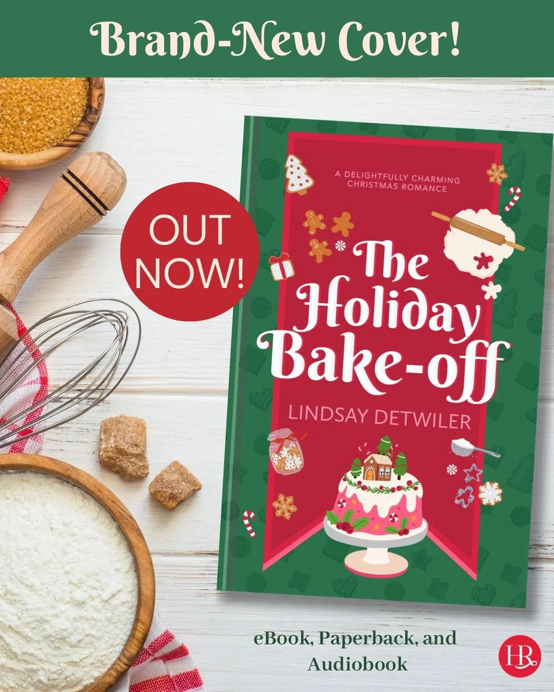 Drumroll, please&hellip; 🥁✨ 

Feast your eyes on the brand-new cover of The Holiday Bake-Off by @lindsayanndetwiler!! 

Sweet surprises, holiday magic, and a little romance await inside&hellip; just in time for the season. Keep reading to see what t
