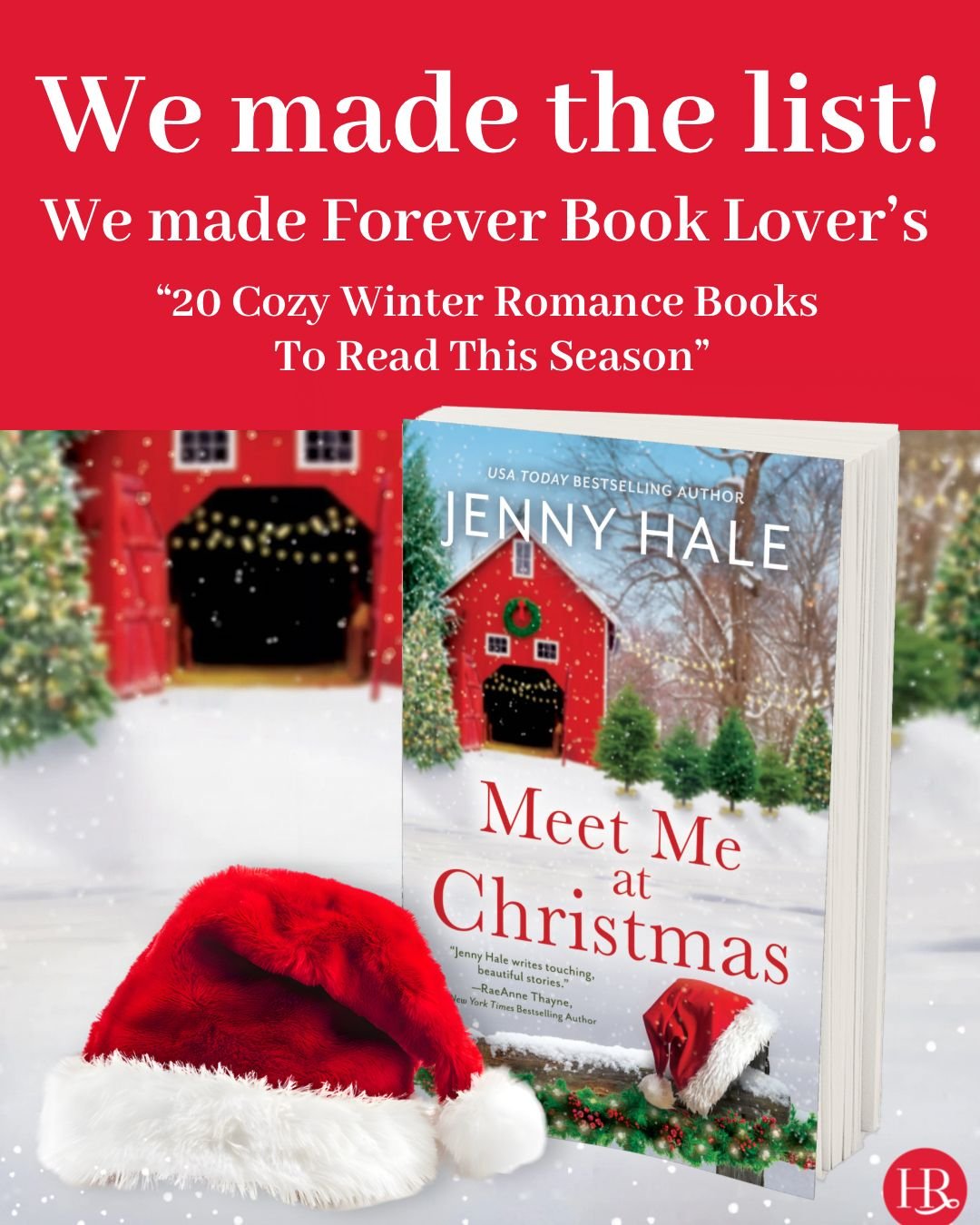 Snow, sparkle, and a spot on the list! ❄️✨

@jhaleauthor&rsquo;s Meet Me at Christmas just made Forever Book Lover&rsquo;s &ldquo;20 Cozy Winter Romance Books To Read This Season.&rdquo; Grab your blanket and dive in! 

You can find the full article 