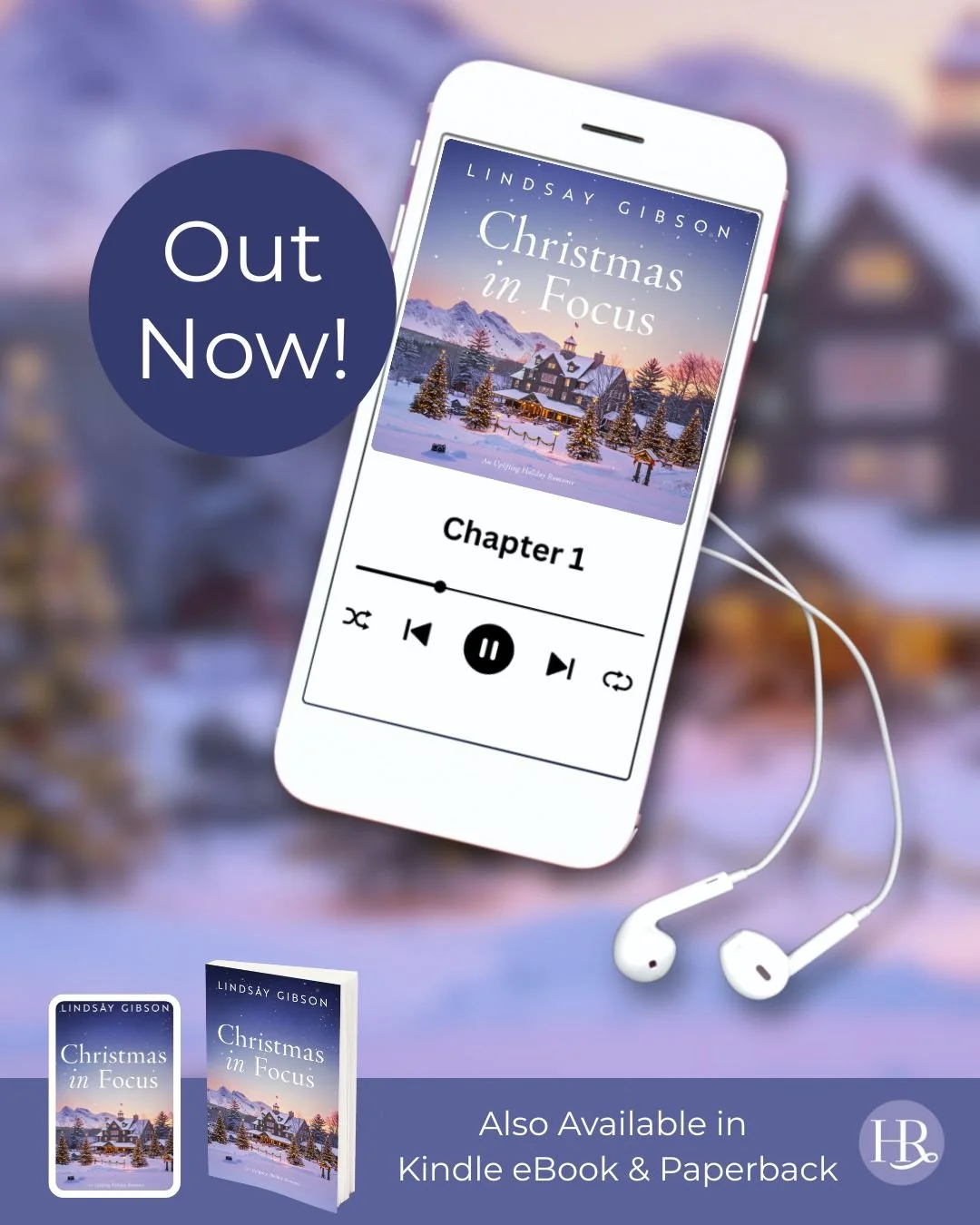 The magic of Christmas just got even easier to enjoy! 
The audiobook version of @authorlindsaygibson&rsquo;s Christmas in Focus is out now! 

Snuggle up, press play, and let this heartwarming Christmas romance sweep you off your feet. 🎧✨

Shop at th