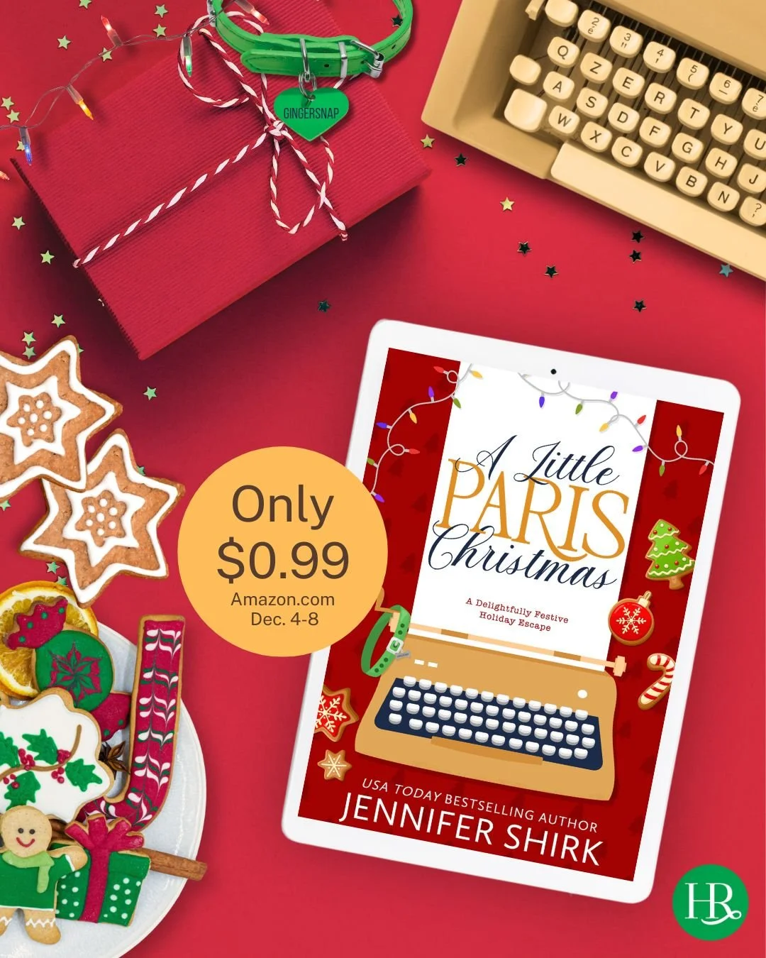 Add a little something to your cart for yourself this holiday season. 😉✨

A Little Paris Christmas by @jennifershirkauthor is only $0.99 (US ebook)!

Snuggle up with small-town charm, Christmas magic, and a swoony romance. Link is in our bio!🎄💕