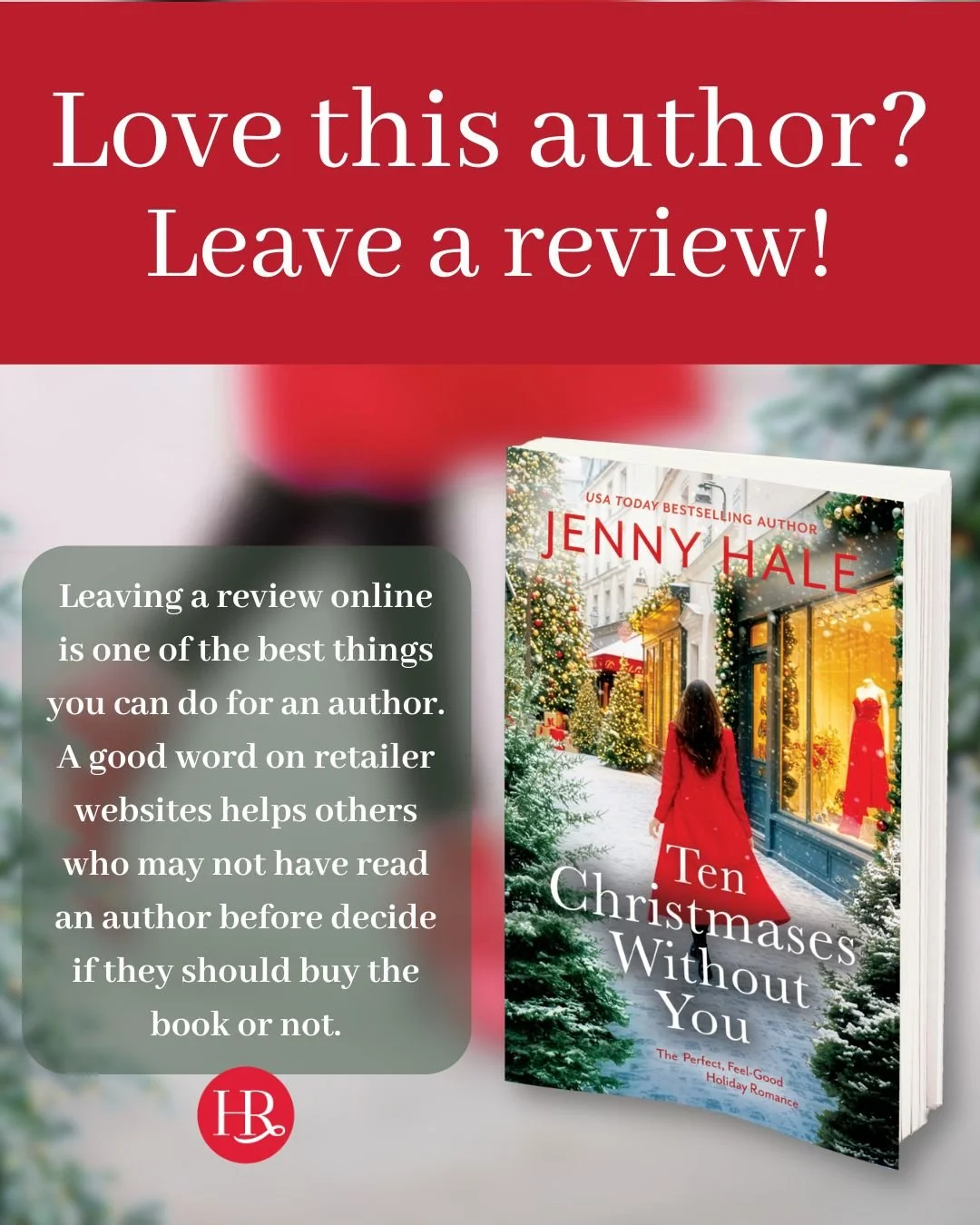 If Ten Christmases Without You brought a little extra warmth to your holiday season, we&rsquo;d love to hear from you! 🎄✨

Sharing a quick review helps other readers discover @jhaleauthor&rsquo;s heartfelt Christmas romance - and it truly makes a di