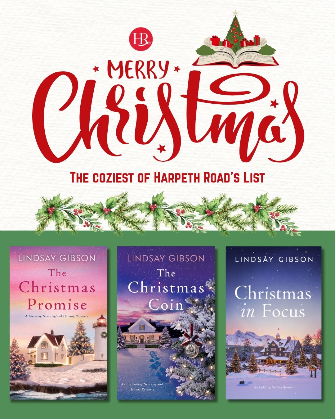 When it comes to cozy Christmas romances, no one brings the warmth and wonder quite like @authorlindsaygibson! 

If you&rsquo;re looking for heartwarming stories, snowy small-town charm, and all the festive feels, these three gems are the perfect way