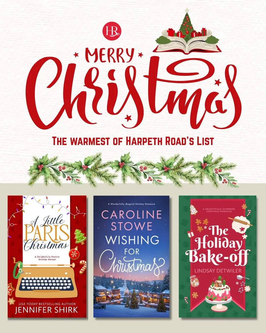 These holiday reads bring all the warmth of the season!

Sweet romances, festive magic, and stories that feel like a hug in book form. 

If you&rsquo;re looking to brighten your December, Harpeth Road&rsquo;s warmest picks are right here waiting. ❤️✨