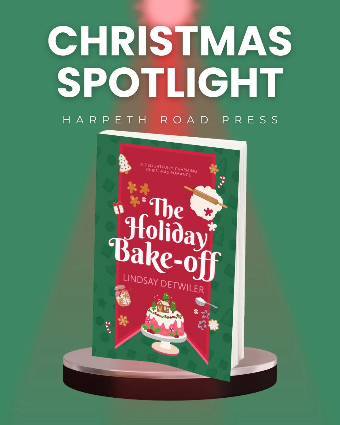 Today we have for you a deliciously cozy romance that&rsquo;s perfect for this time of year! 🎄✨

If you wish you could add a sweet love story to your favorite holiday competitions, The Holiday Bake Off by @lindsayanndetwiler is the perfect treat to 