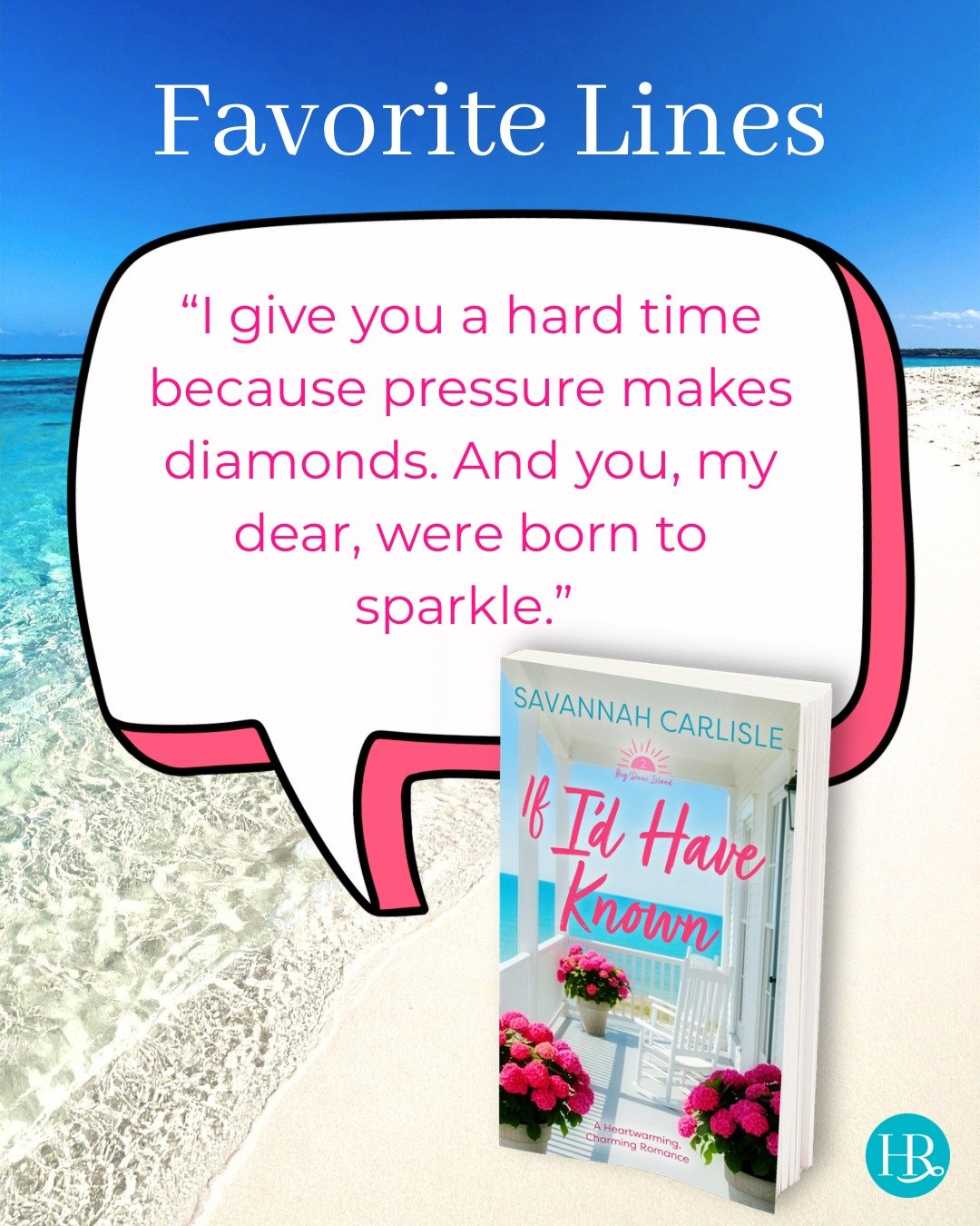 Favorite lines hit different, don&rsquo;t they? 🌟

This one from If I&rsquo;d Have Known by @savvycarlisle is a reminder that even pressure has purpose.

#favquote #saturdayreading #romanceread #romance #bookstagram #harpethroad #harpethroadpress