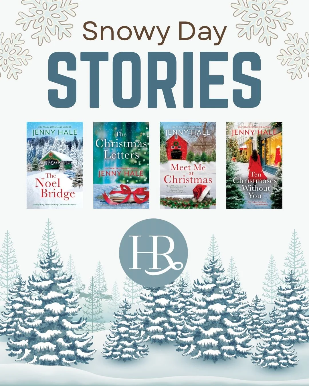 When the world slows down and the snow stats to fall, it&rsquo;s time for comforting stories and cozy romance. 

These @jhaleauthor favorites are ready to keep you company! 

#romanceread #cozyromance #jennyhale #winterreading #harpethroad #harpethro