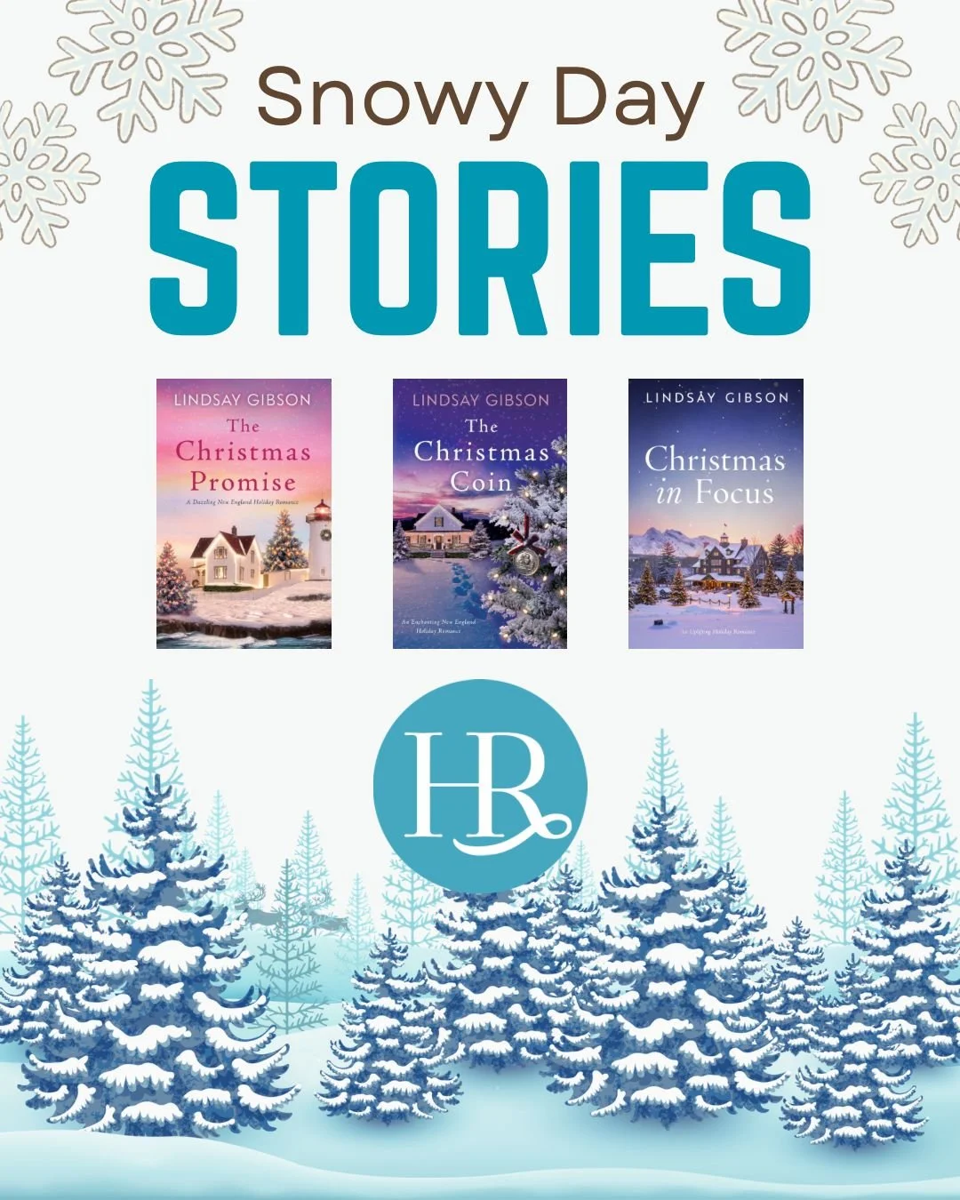 Snow falling, cocoa brewing, and the coziest stories ready to be read. 
❄️📖

These @authorlindsaygibson favorites are perfect for a snowy day stay-in.

#snowydayread #winterread #cozyread #romanceread #tbr #bookrec #harpethroad #harpethroadpress