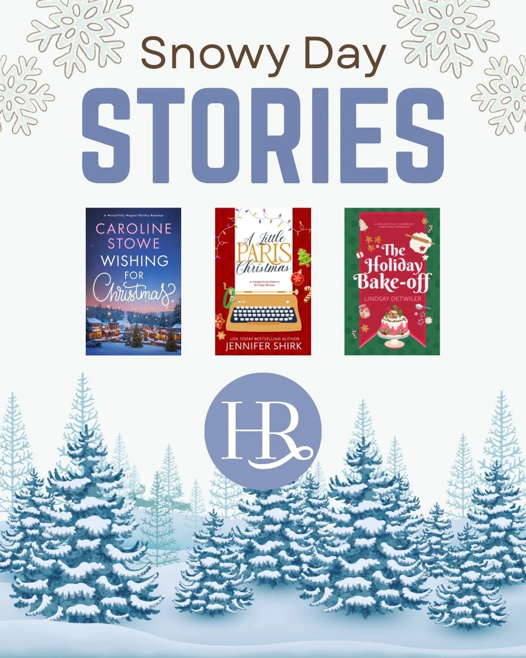 Well, for most of us, the snow came after Christmas, but who says we can't extend the good cheer! Grab your favorite along with a cup of hot cocoa and enjoy!

@author_carolinestowe @jennifershirkauthor @lindsayanndetwiler #christmasbooks #snowday #fe