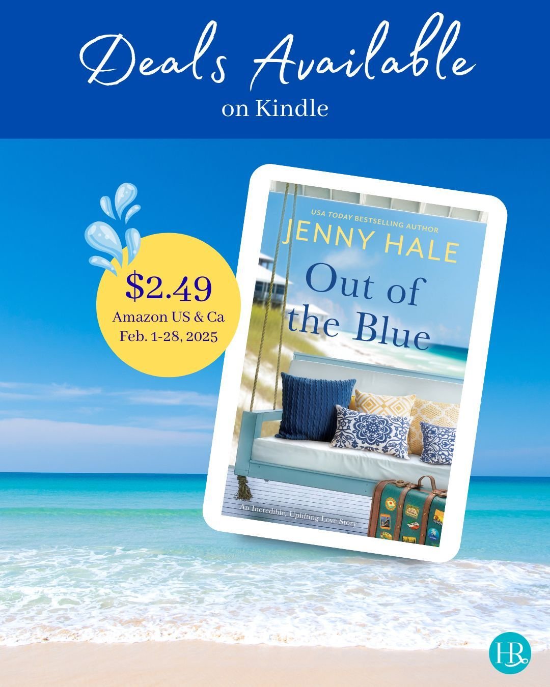 Sale alert! 🌊

Out of the Blue by @jhaleauthor is going on sale this month!

It&rsquo;s the perfect time to fall into a seaside romance full of heartfelt moments and coastal charm.

If you love emotional love stories, fresh starts, and beachy settin