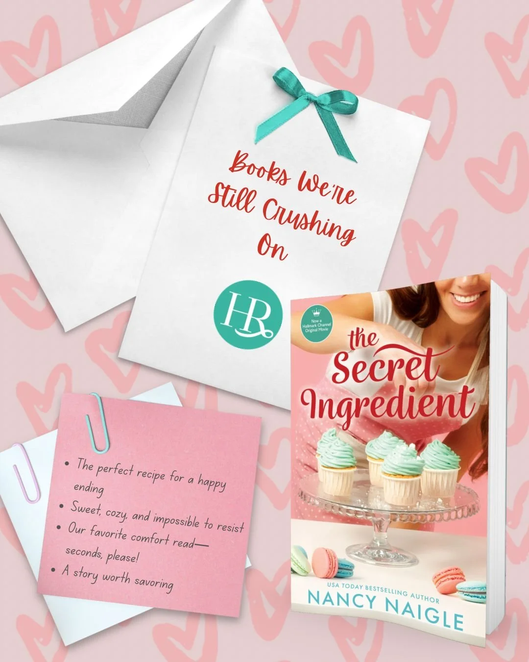 Still crushing hard&hellip; 💕📖 

The Secret Ingredient by @nancynaigle is the perfect Valentine&rsquo;s read!Sweet, cozy, and guaranteed to leave you with heart eyes and a happy ending.

#valentinesread #bookcrush #romanceread #lovestory #harpethro