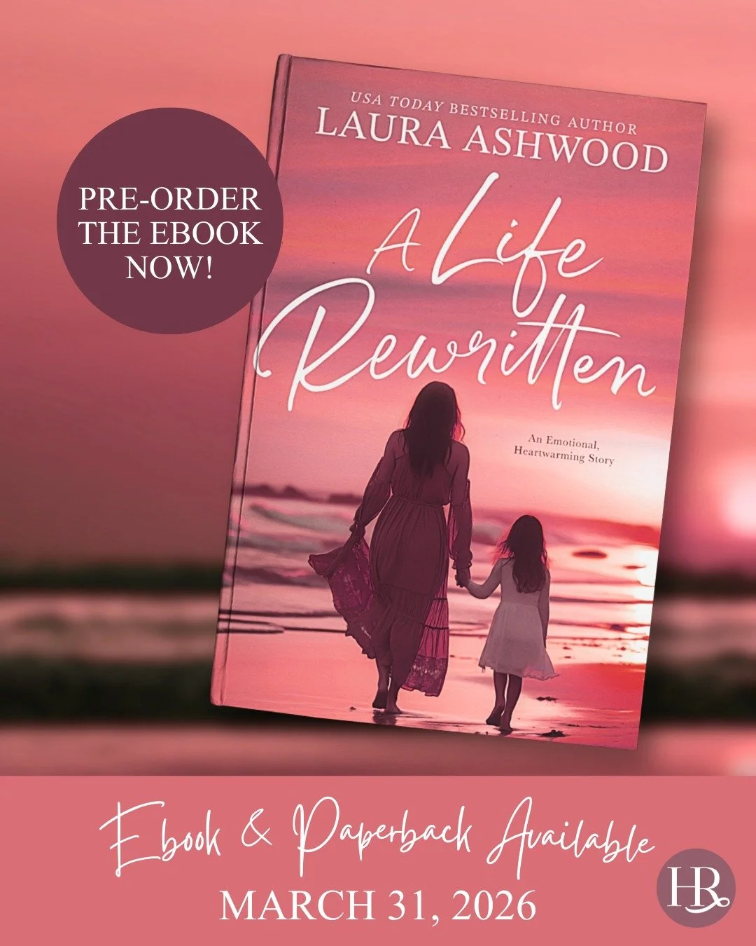 Wowowow! Have a look at this STUNNING COVER! We're over the moon to reveal @lauraashwoodbooks's A Life Rewritten! What do you think? Read on for more!

Pre-order the eBook now!
Paperback out March 31st!

Get lost in an absolutely fabulous read, perfe