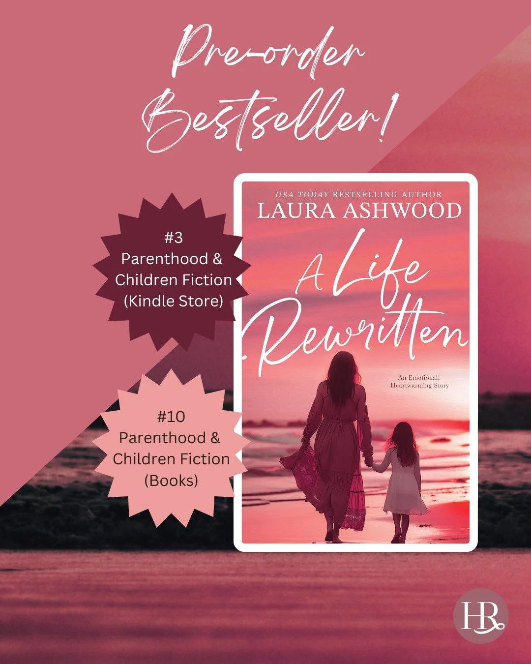 Well, would you look at that! Readers are excited about @lauraashwoodbooks's A Life Rewritten! And so are we! In it's first 24 hours on pre-order, A Life Rewritten has hit bestseller status! Join us in wishing Laura a huge congratulations! Pre-order 