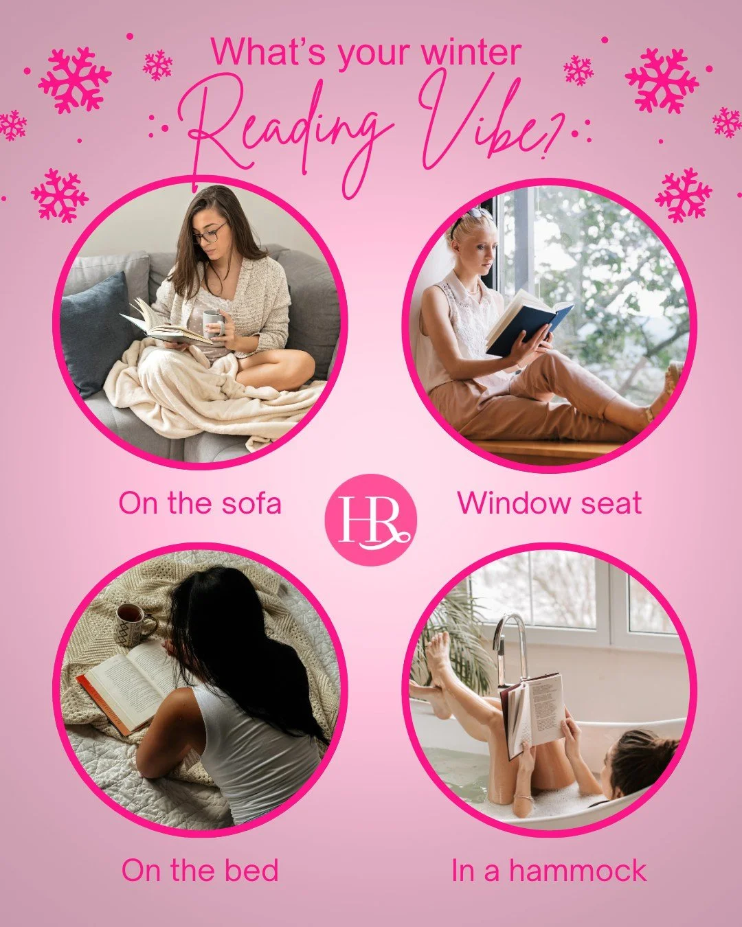 You can only pick one of these spots to read! Which would it be and why?

#readersofinstagram #readersofig #romancereaders #harpethroad #harpethroadpress