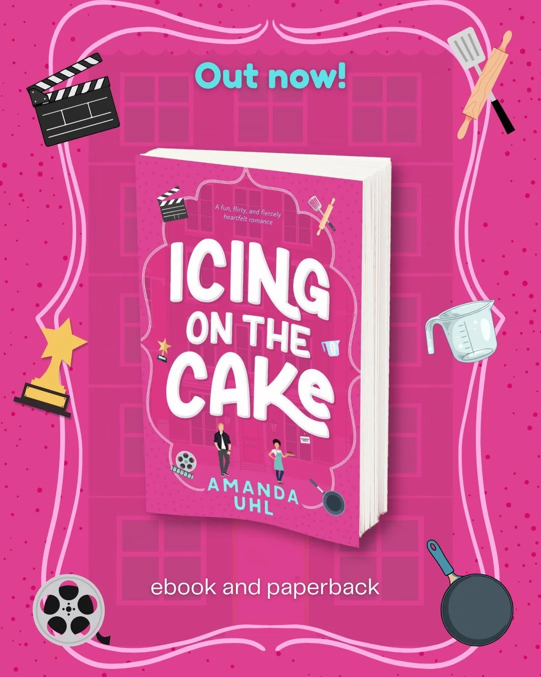 Ding ding ding&hellip; IT&rsquo;S READY!! 👩&zwj;🍳⏲️

The oven timer has finally gone off, and this book is fully baked!! Icing on the Cake by @amandauhlauthor is officially OUT and ready for you to enjoy! Make sure to let it cool down first, you do