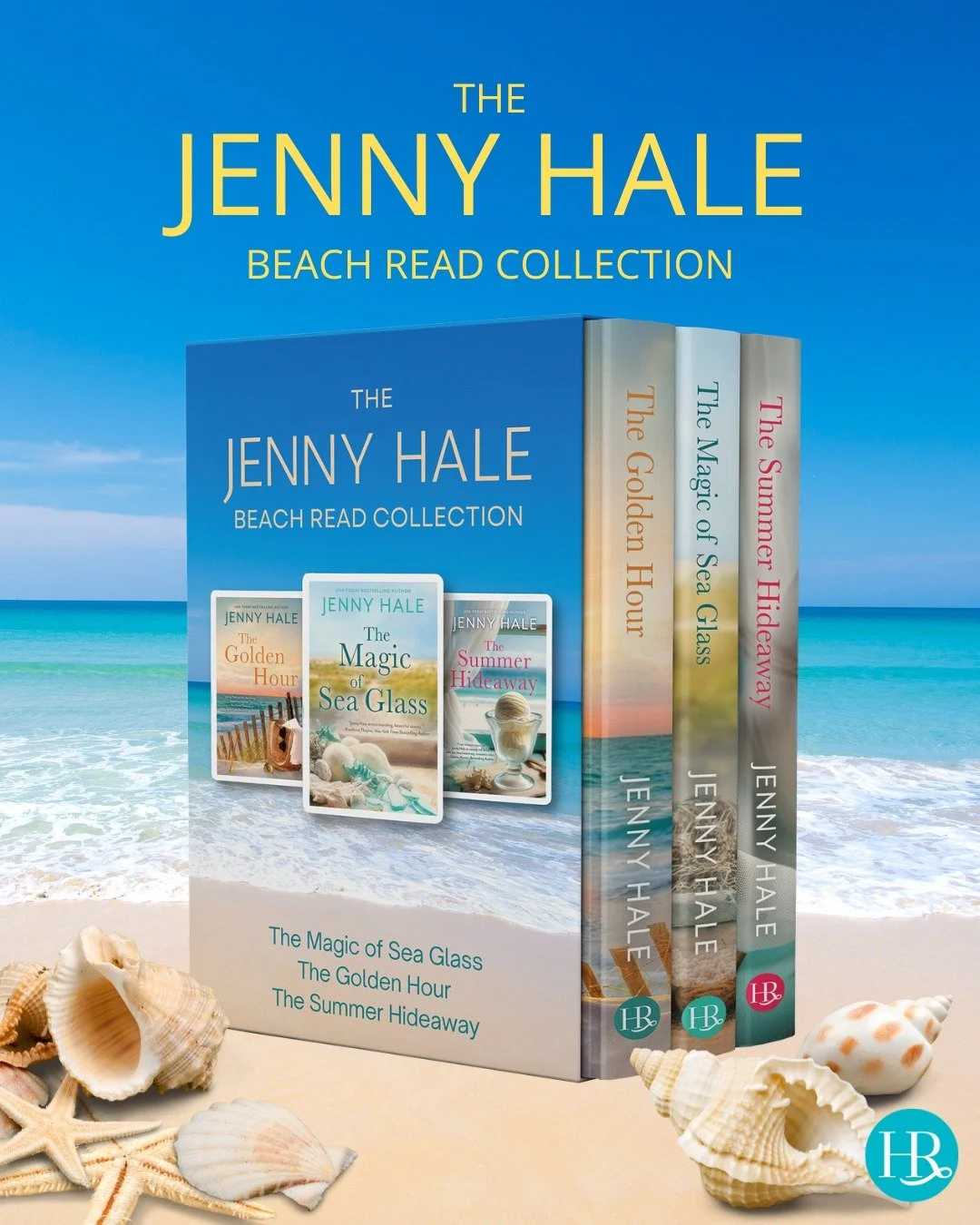 The summer fun starts now!! 🏖️

We&rsquo;re so excited to announce the release of The Jenny Hale Beach Read Collection, which includes three amazing beach reads by @jhaleauthor: The Magic of Sea Glass, The Golden Hour, and The Summer Hideaway.

This