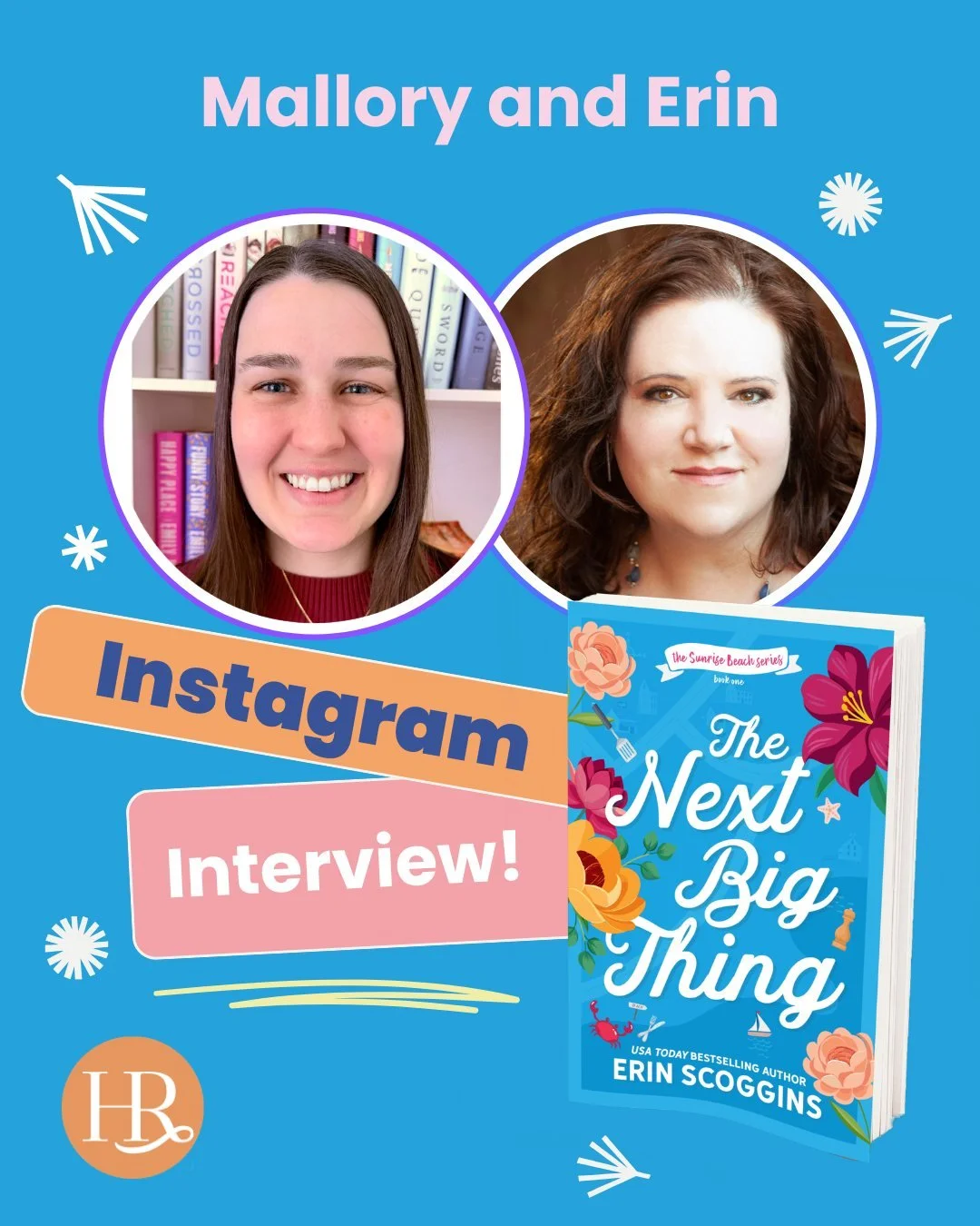 🚨 Author interview alert!! 🚨

We&rsquo;re so excited to chat with @erinscoggins about her new book, The Next Big Thing! We&rsquo;ll be posting the full interview on Instagram on Monday, May 4th at 4 PM Central, 5 PM Eastern, so be sure to mark your