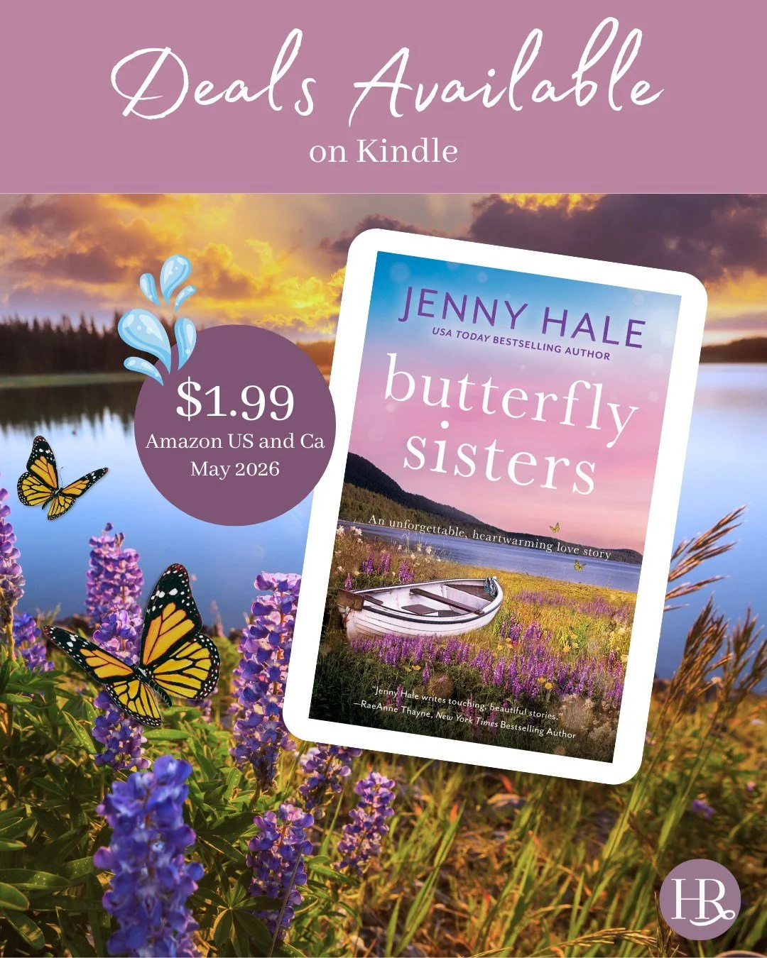 The book deals are flying in!! (get it? hehe) 🦋

We&rsquo;re flying high right now, because Butterfly Sisters by @jhaleauthor is on sale! This May, you can get it on Kindle for only $1.99 (Amazon US and Canada). Grab this heartwarming love story tod