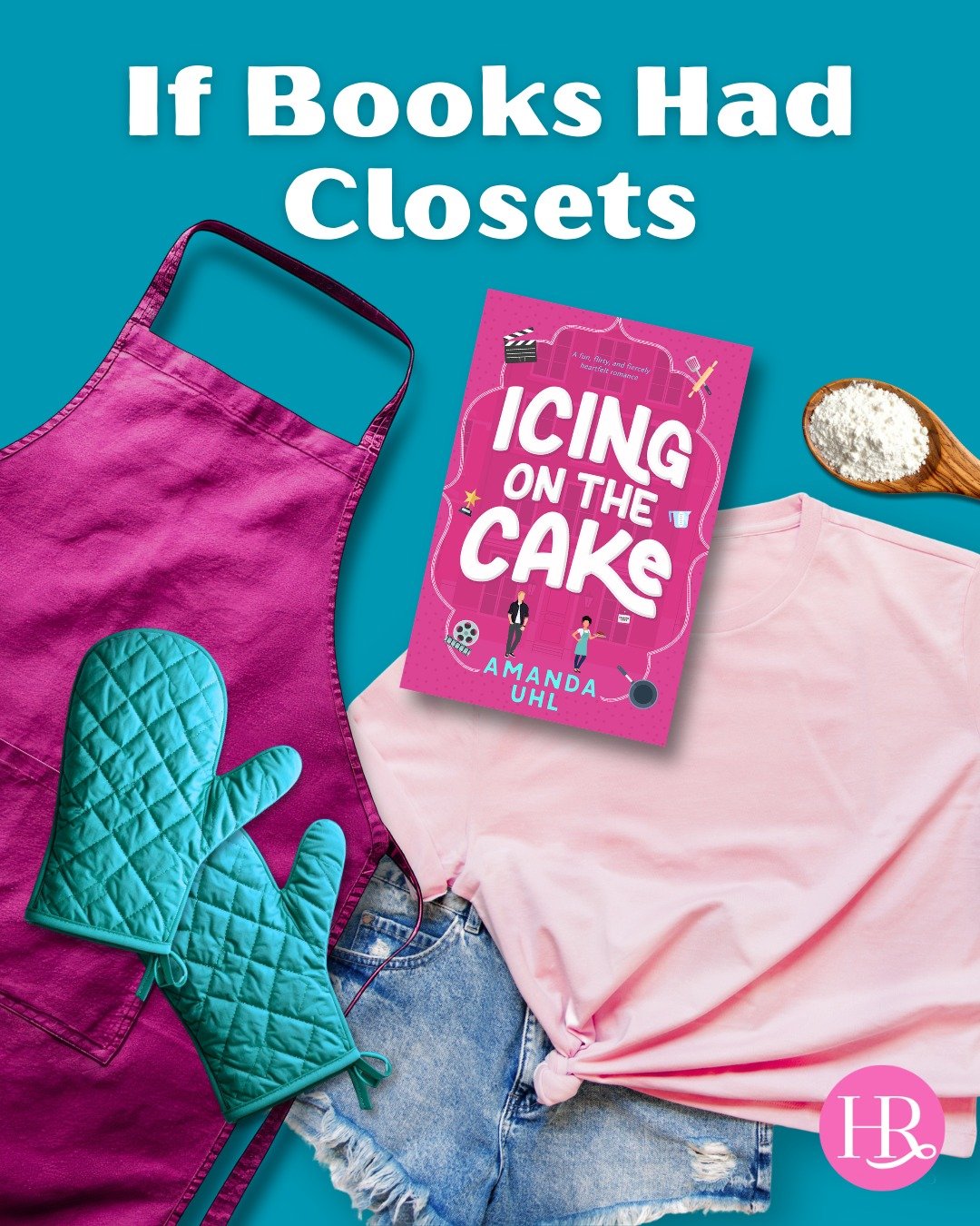 If Icing on the Cake by @amandauhlauthor had its own closet, it would be full of aprons, oven mitts, baking ingredients, and an array of pink clothes! Sounds like a pretty good closet (or pantry) to us! 🎀🧁

Shop now at the link in bio! 

#romancere