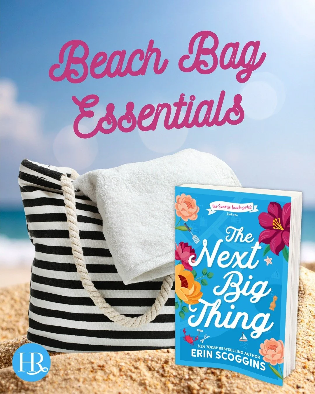 Time to grab your beach bag, the ocean is calling! 🌊

The Next Big Thing by @erinscoggins is the perfect beach read. Pack it in a cute striped beach bag along with a towel, and go enjoy some sunshine! 🏖️📖

Shop now at the link in our bio! 

#beach