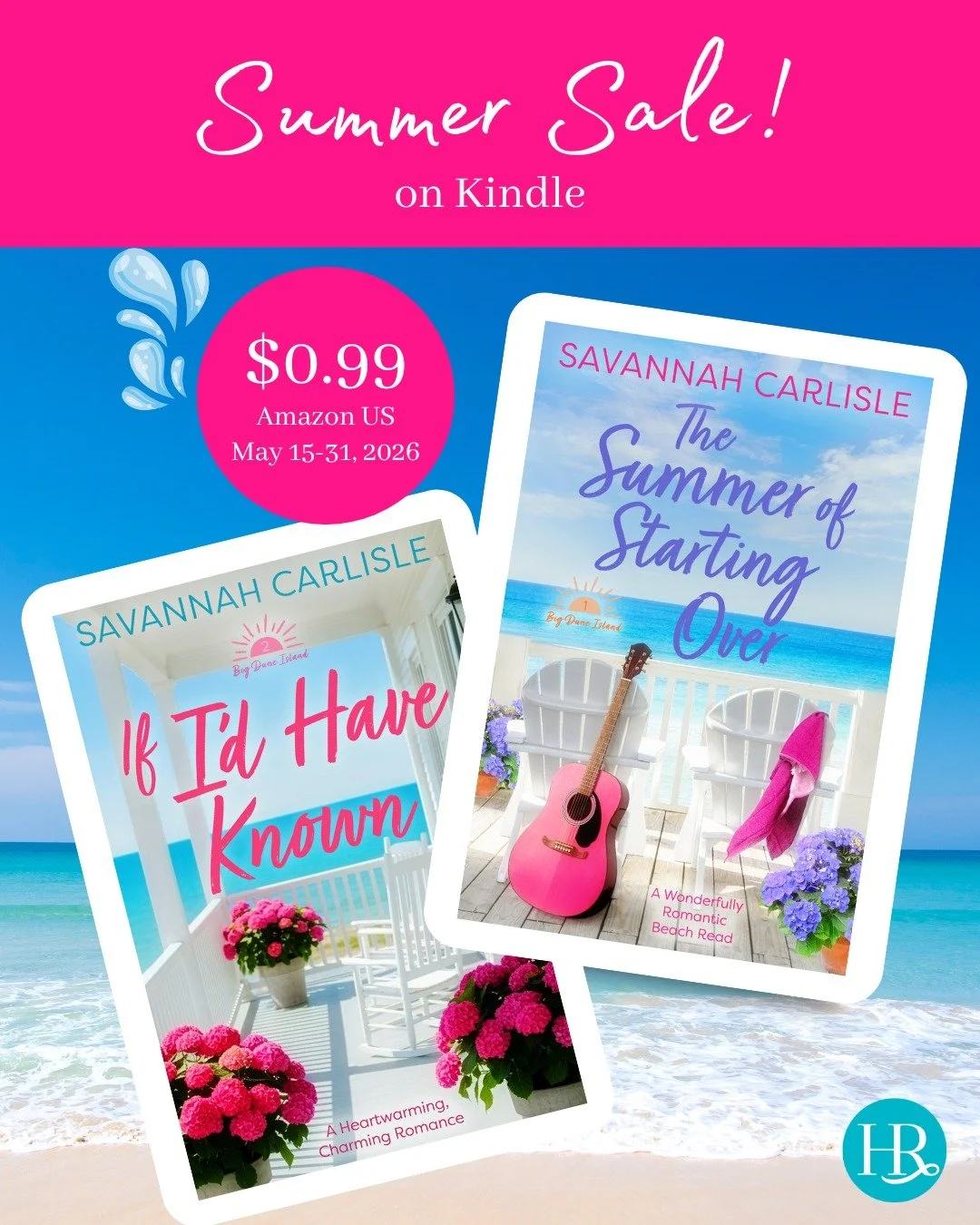 A beach vacation for less than a dollar?! Yes, please! 🏝️

The first two books in the Big Dune Island series by @savvycarlisle are now on sale on Amazon US!! The sale ends May 31st, so be sure to snag your copy before then. It&rsquo;s the perfect ti