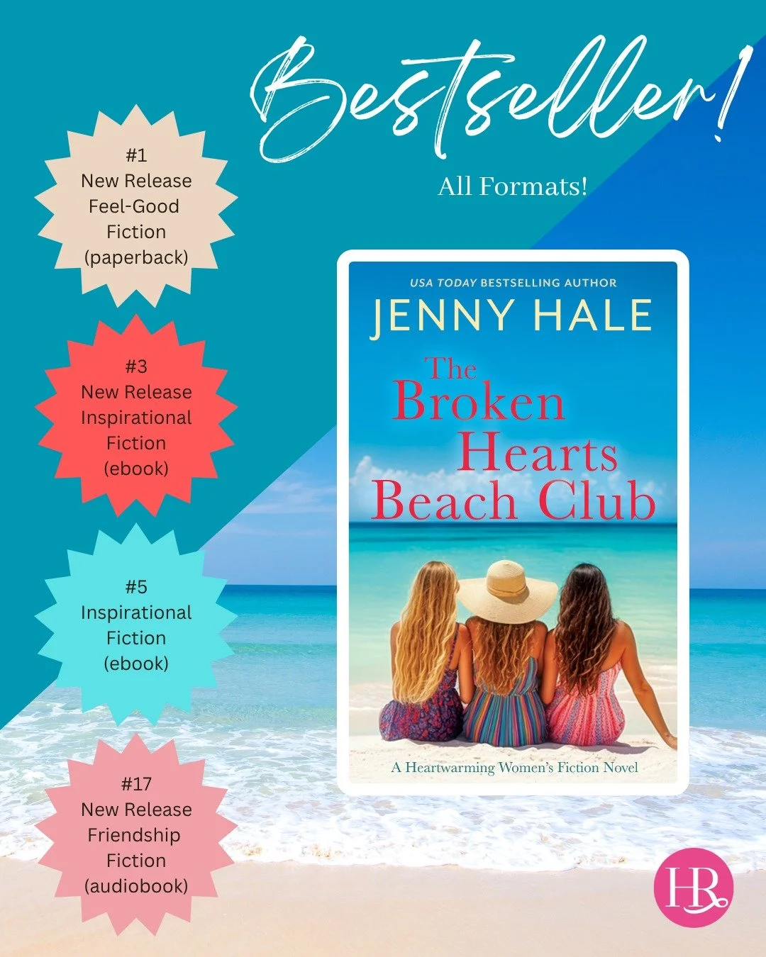 Wowzers! Readers are super excited for beach reads! @jhaleauthor's The Broken Hearts Beach Club is a bestseller in all formats! Grab your copy!

#bestseller #romance #romancereadersofig #harpethroad #harpethroadpress