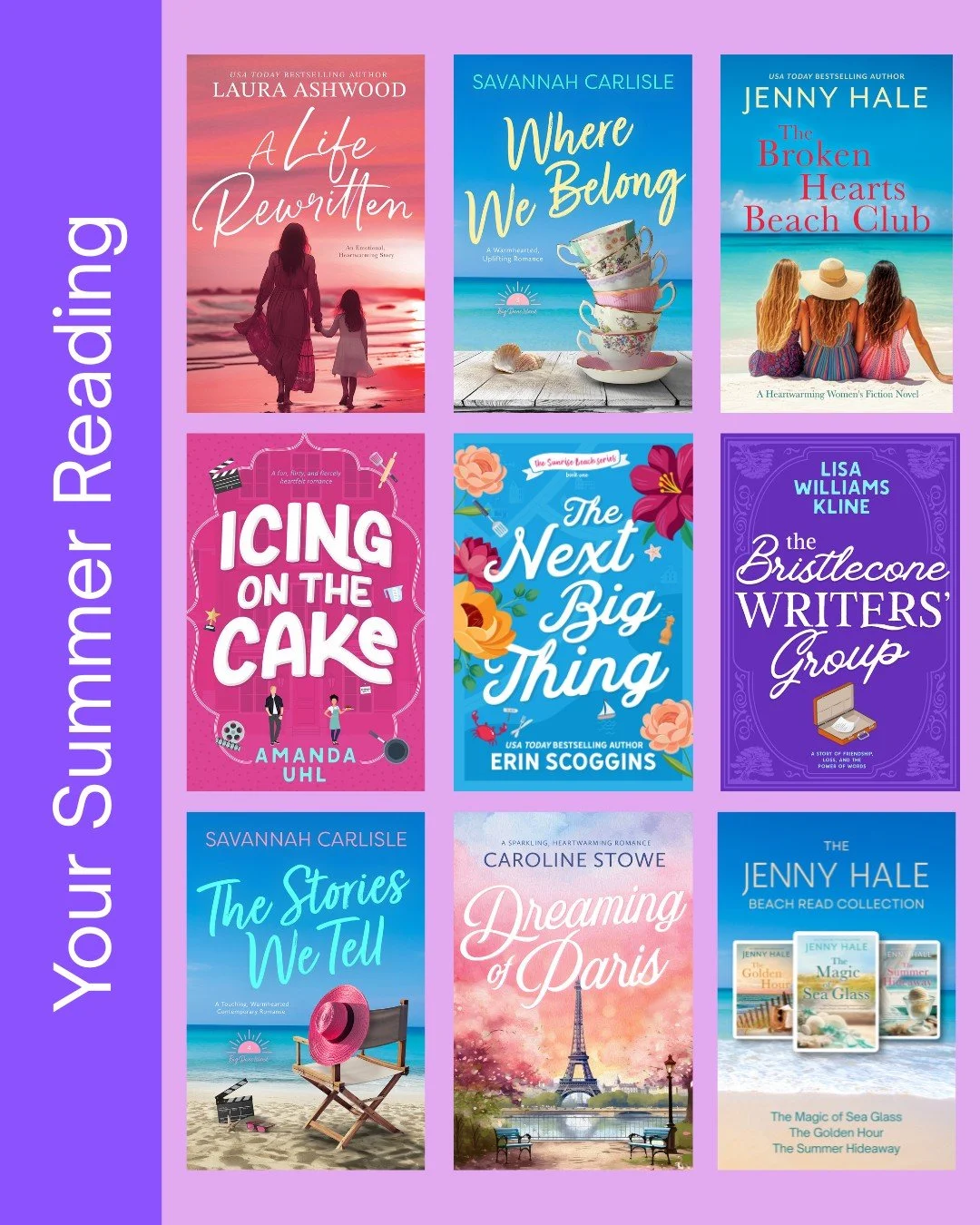 Looking for some books to read this summer? We&rsquo;ve got lots of new romance and women&rsquo;s fiction releases for you to check out! They&rsquo;re the perfect lighthearted reads to breeze through on the beach (preferably with a pina colada in han