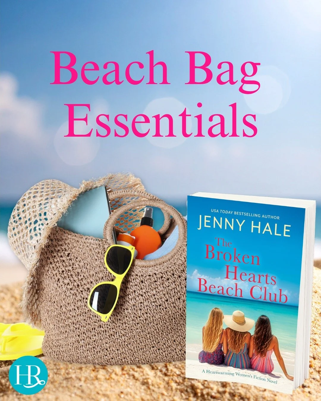Beach bag checklist: 

✔️Sunglasses
✔️Flip flops
✔️Sunscreen
✔️Towel
✔️Sunhat
✔️Journal
✔️Book (The Broken Hearts Beach Club by @jhaleauthor)

Once you&rsquo;re all packed, you can head down to the beach and soak up some sun! We&rsquo;ll see you ther