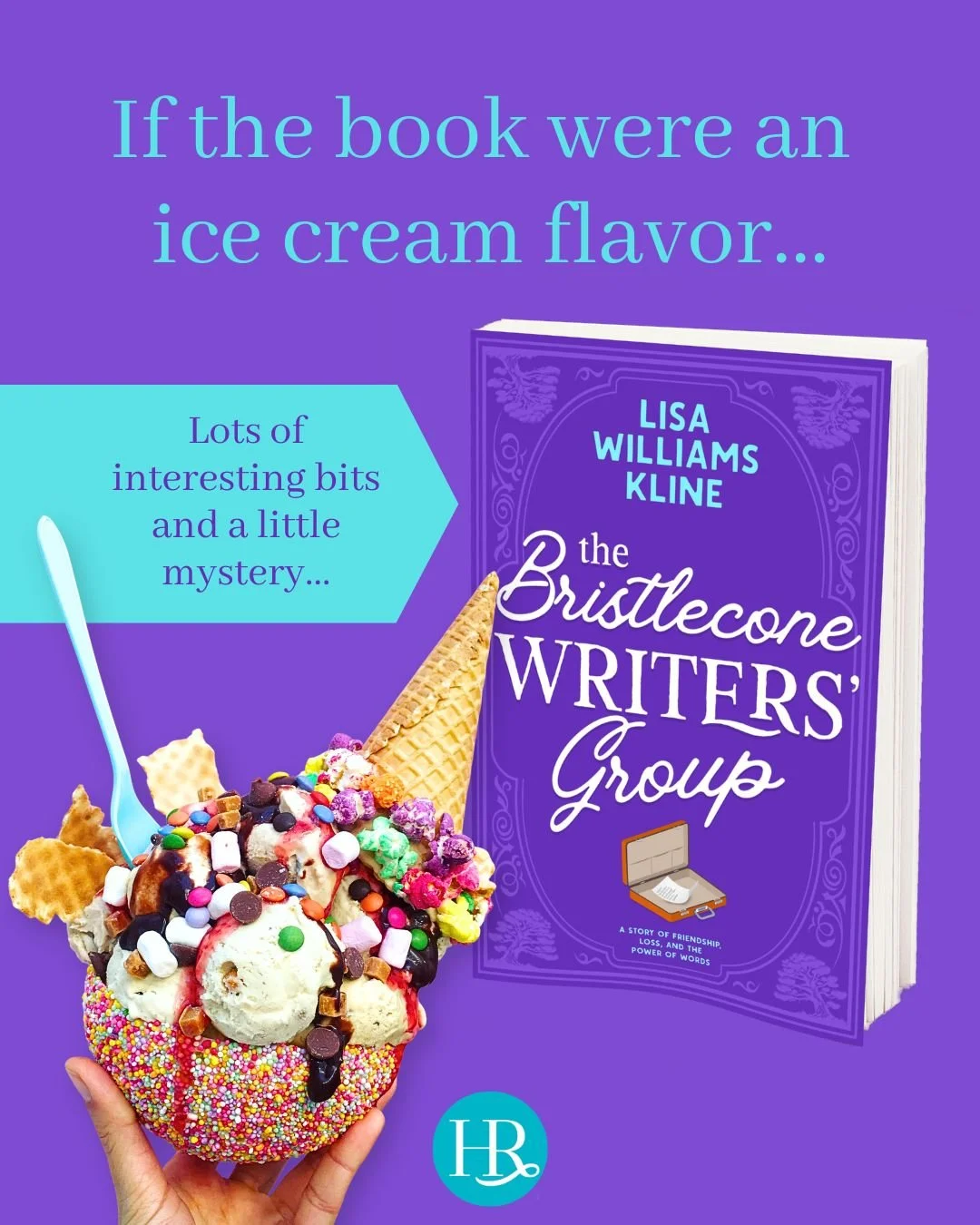 If The Bristlecone Writers&rsquo; Group by @lisawilliamskline were an ice cream flavor, it would have a mishmash of toppings, including marshmallows, chocolate chips, strawberry sauce, and other interesting goodies. Just like with this book, every bi