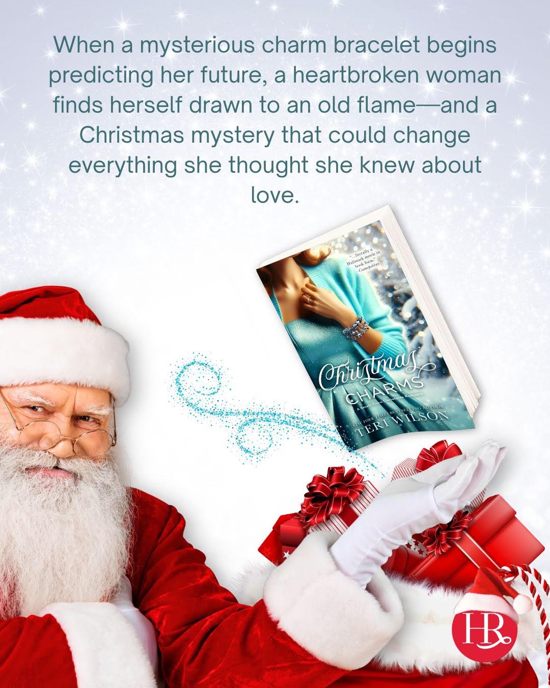 Ho ho ho! 🎅

What&rsquo;s in Santa&rsquo;s bag? A small-town holiday romance novel! This book will leave your heart feeling full and warm. Make sure to add Christmas Charms by @teriwilsonauthor to your wish list this year! ❤️🤍

#christmasbooks #hol